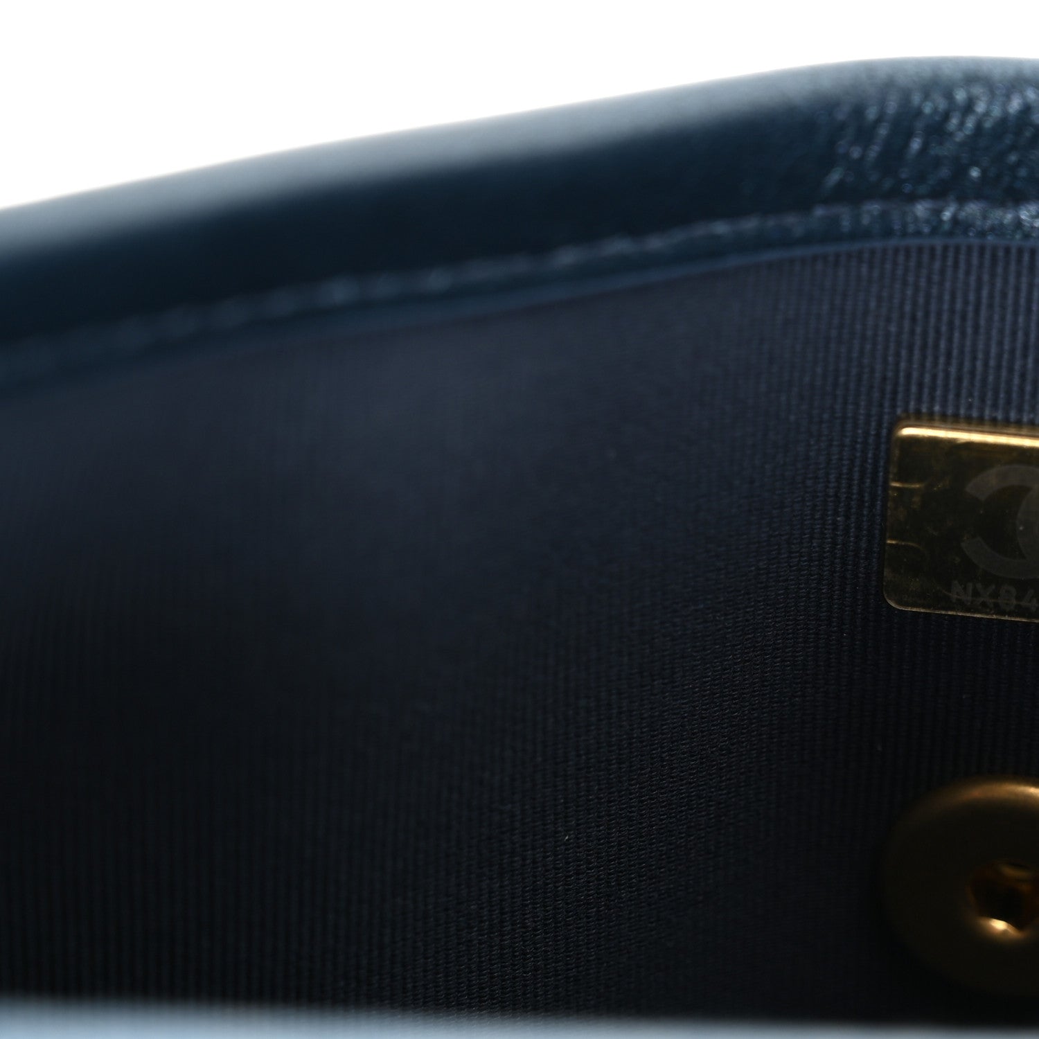 Washed Denim Quilted Small Messenger Flap Blue