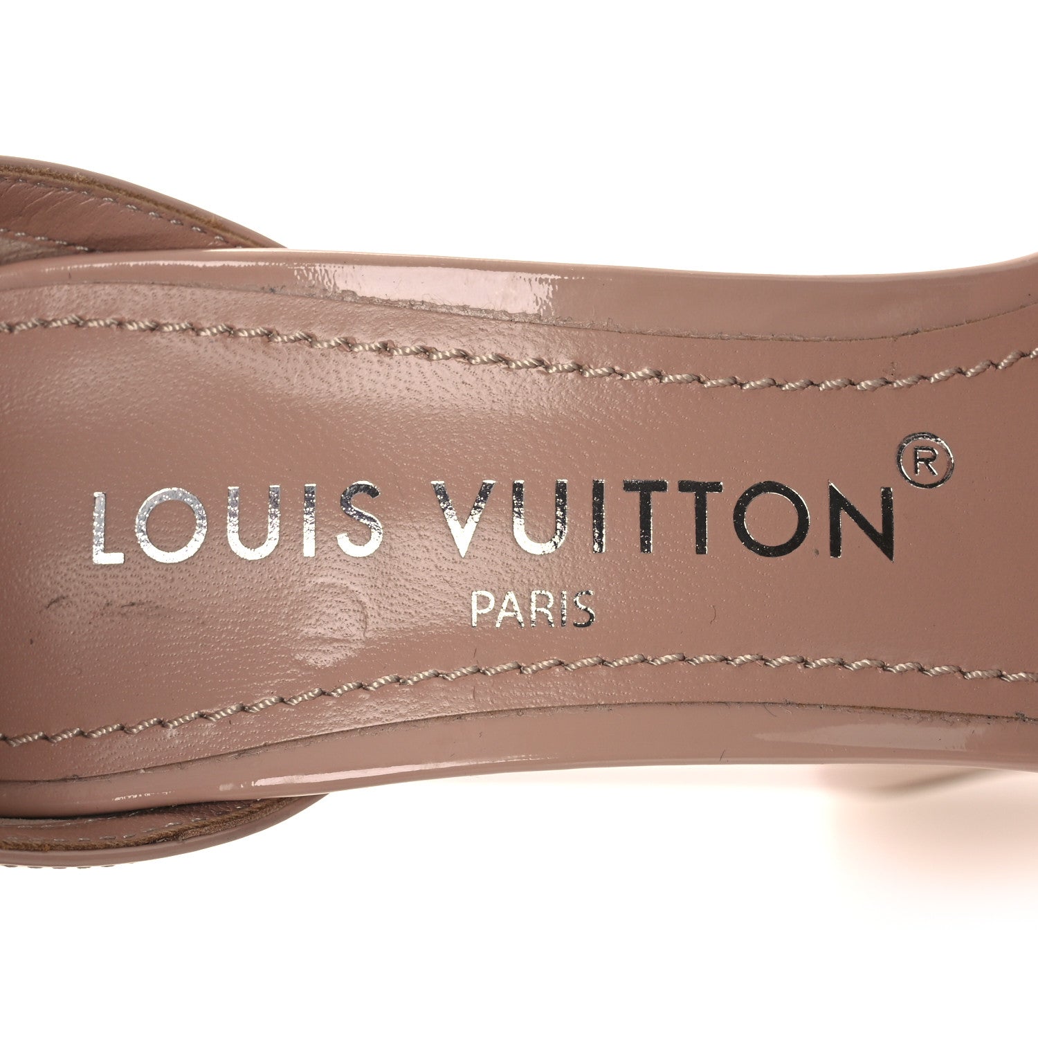 Patent Fame Platform Sandals 36.5 Beige