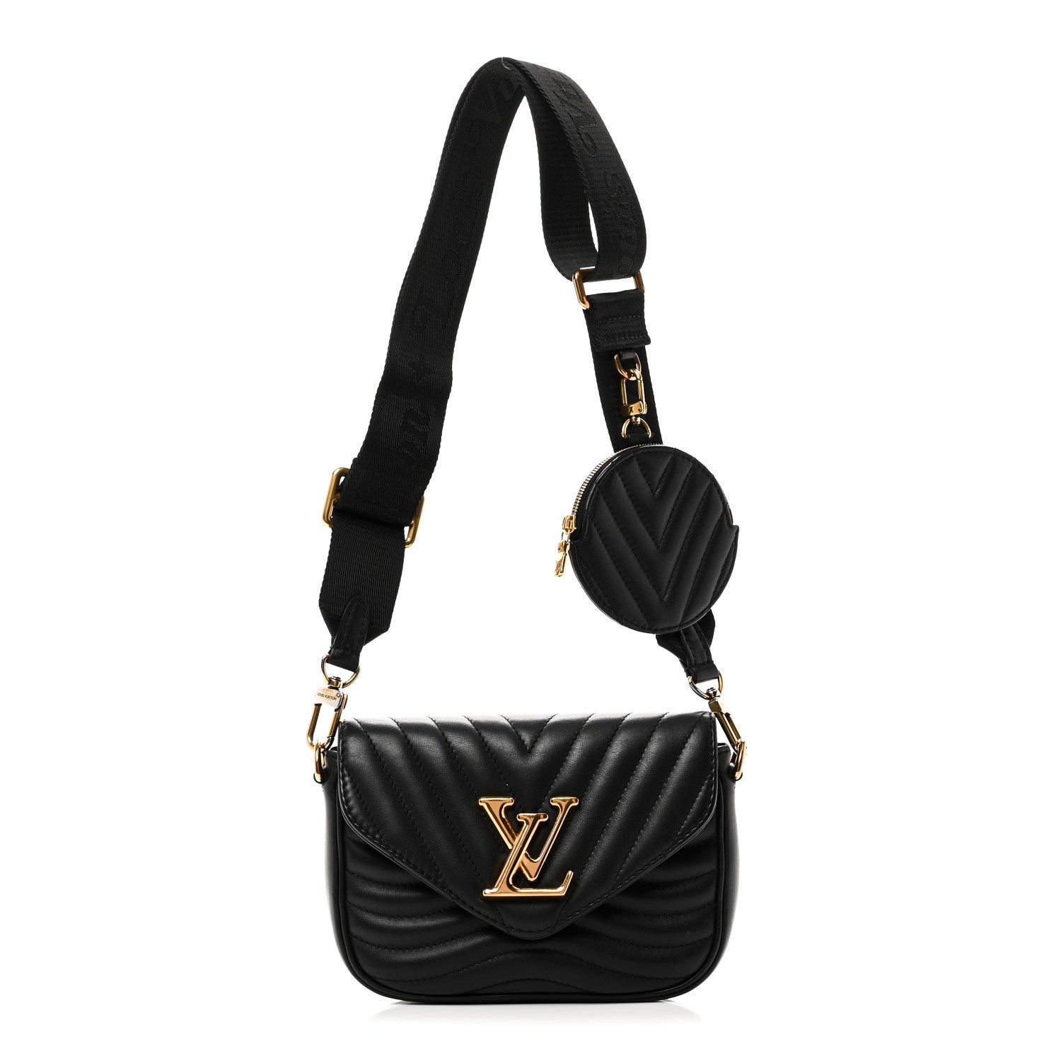 Calfskin New Wave Multi Pochette Black