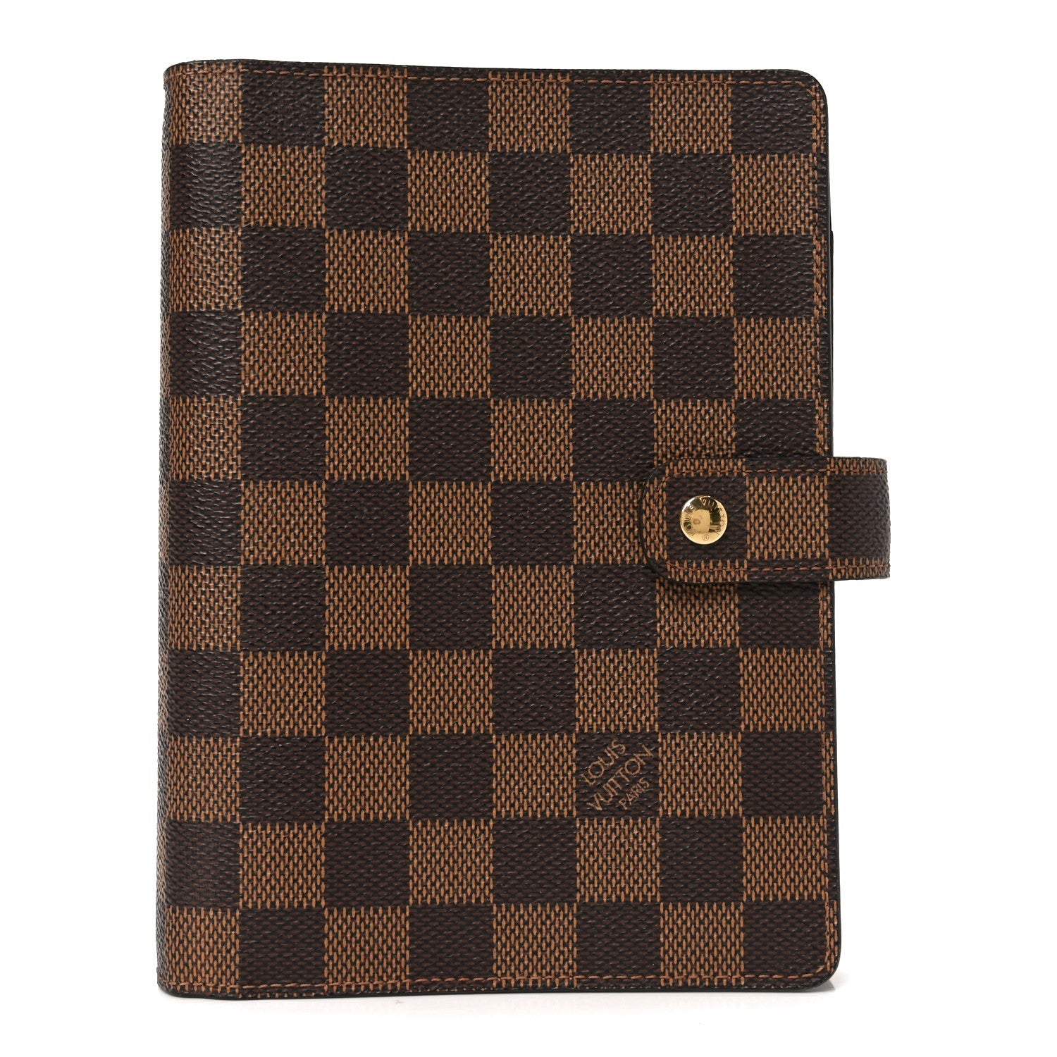 Damier Ebene Medium Ring Agenda Cover