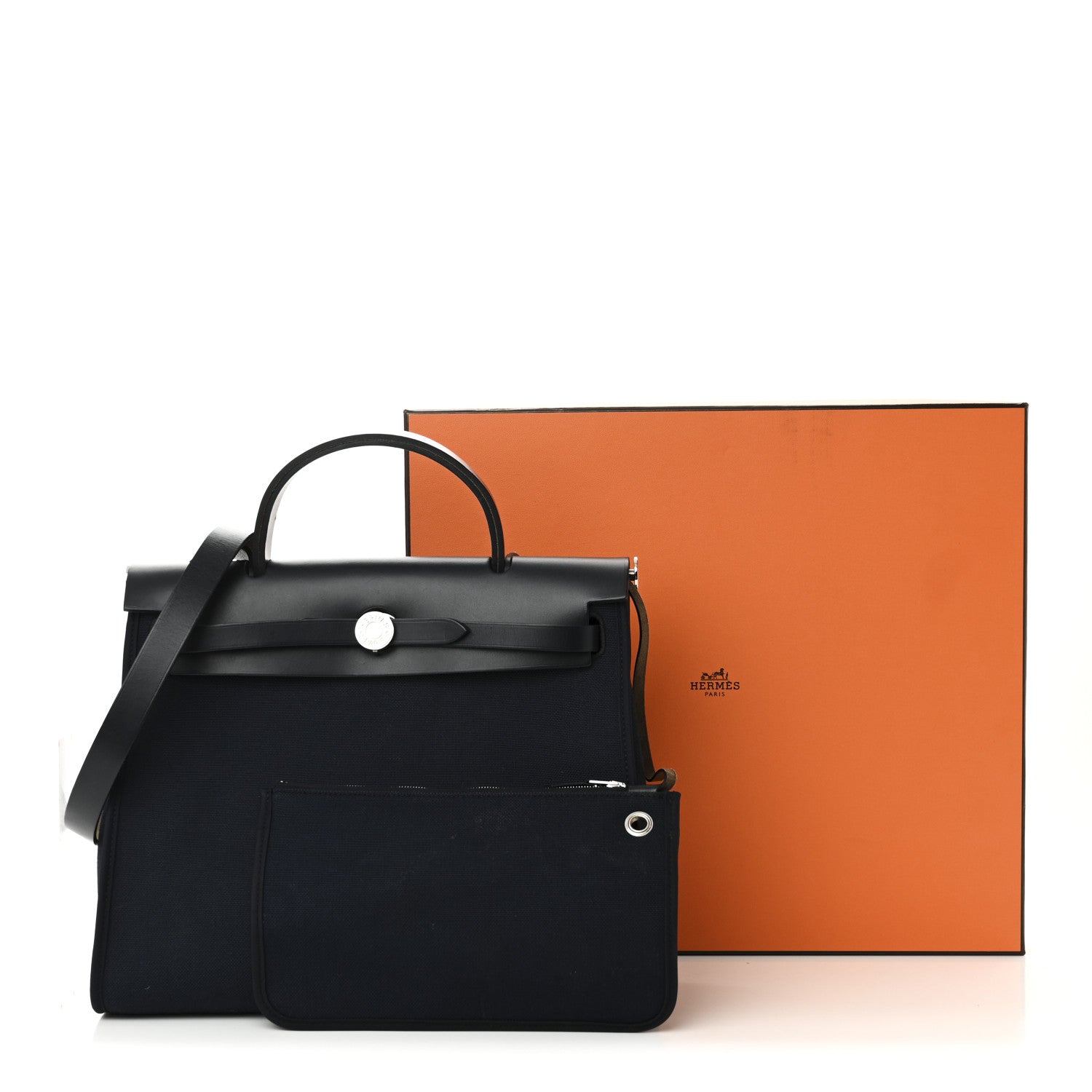 Military Toile Vache Hunter Herbag Zip PM 31 Bleu Marine Bleu Indigo