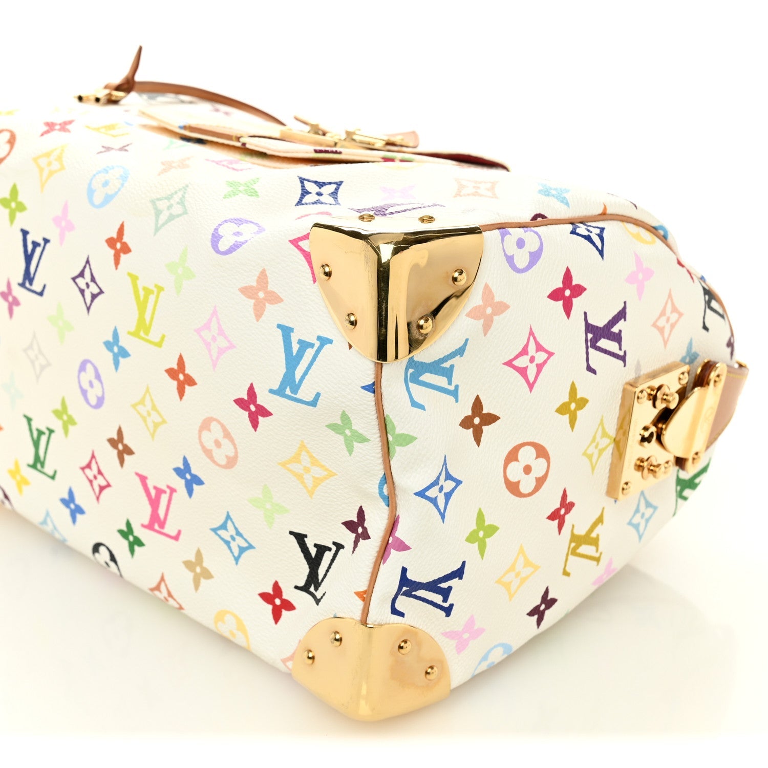 Monogram Multicolor Speedy 30 White