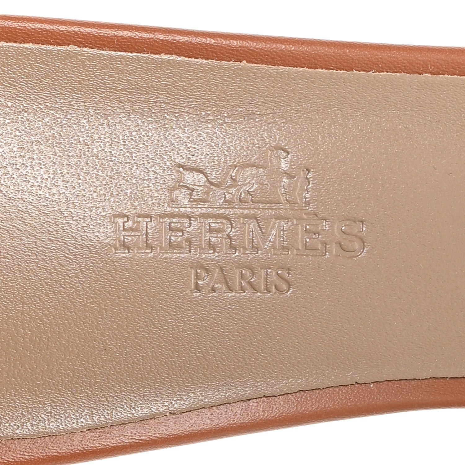 Calfskin Oasis Sandals 37.5 Gold