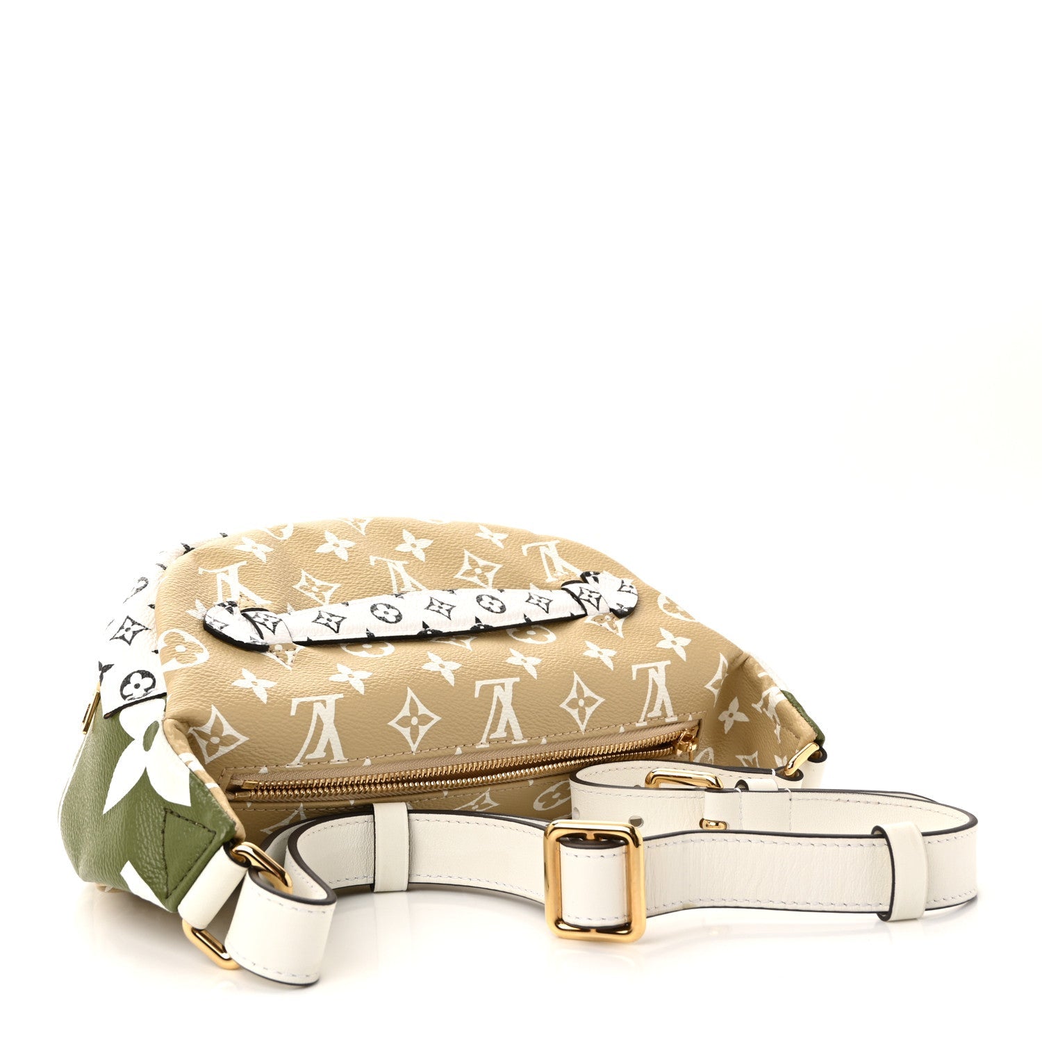 Monogram Giant Bumbag Kaki Beige