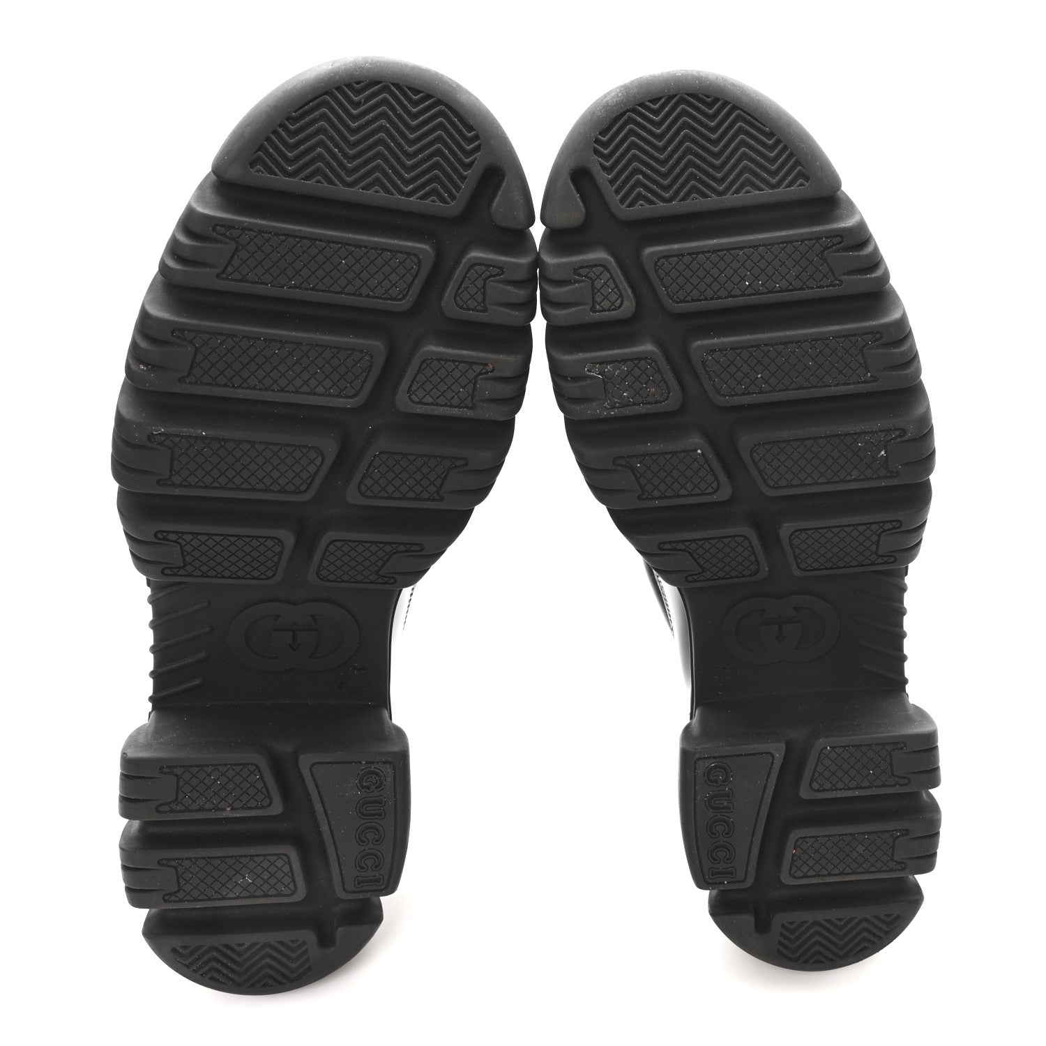 Magnum Calfskin Nappa Samoa Womens Horsebit Platform Chunky Lug Sole 40mm Loafers 40 Black