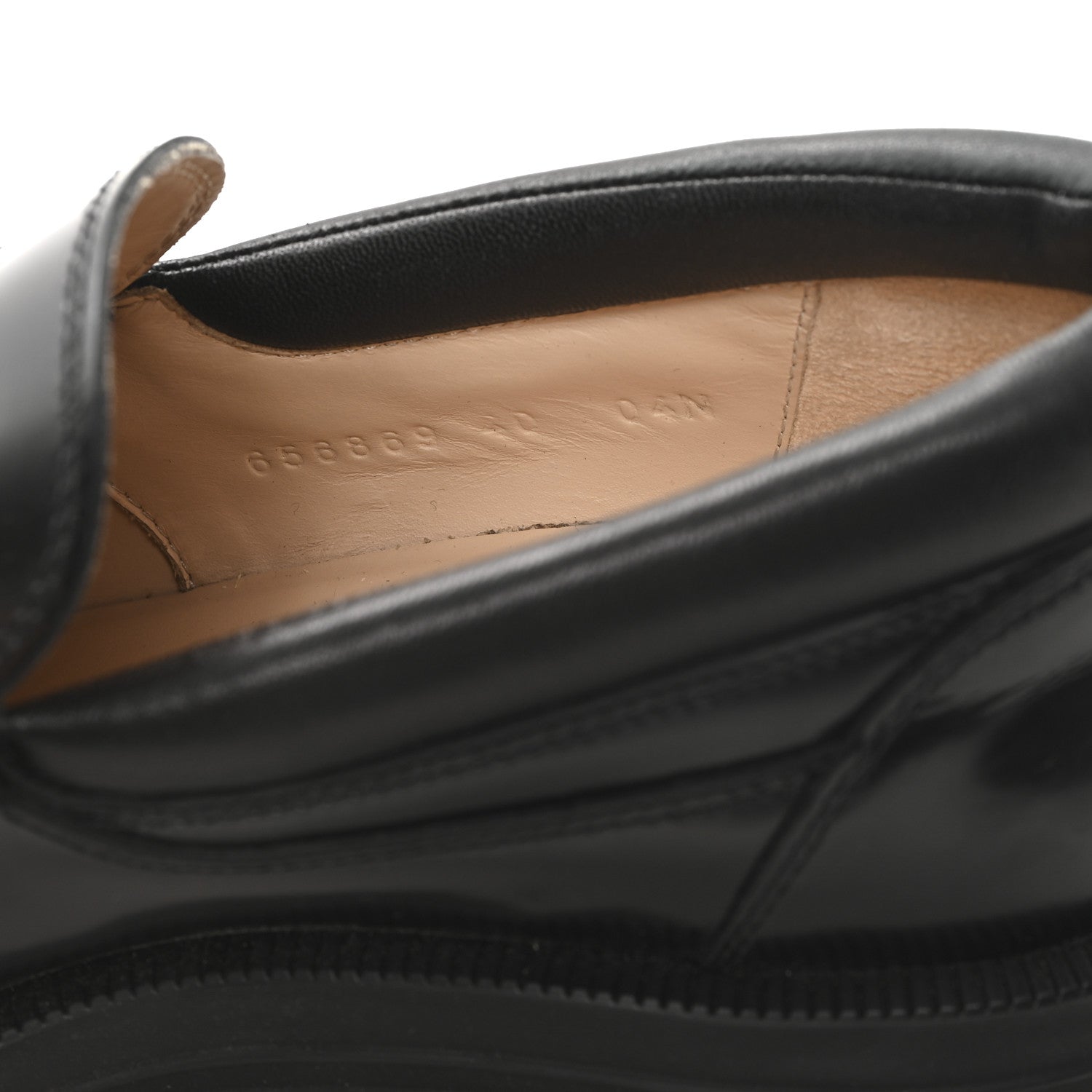 Magnum Calfskin Nappa Samoa Womens Horsebit Platform Chunky Lug Sole 40mm Loafers 40 Black