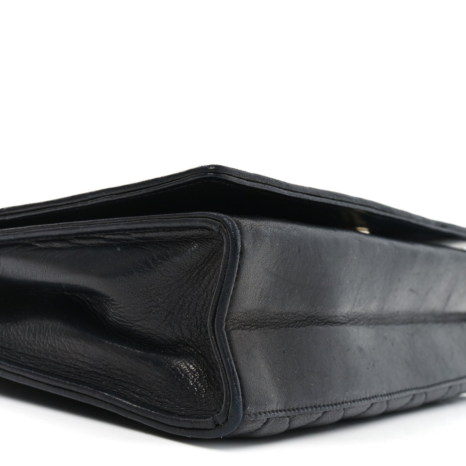 Lambskin Quilted CC Small Single Flap Black