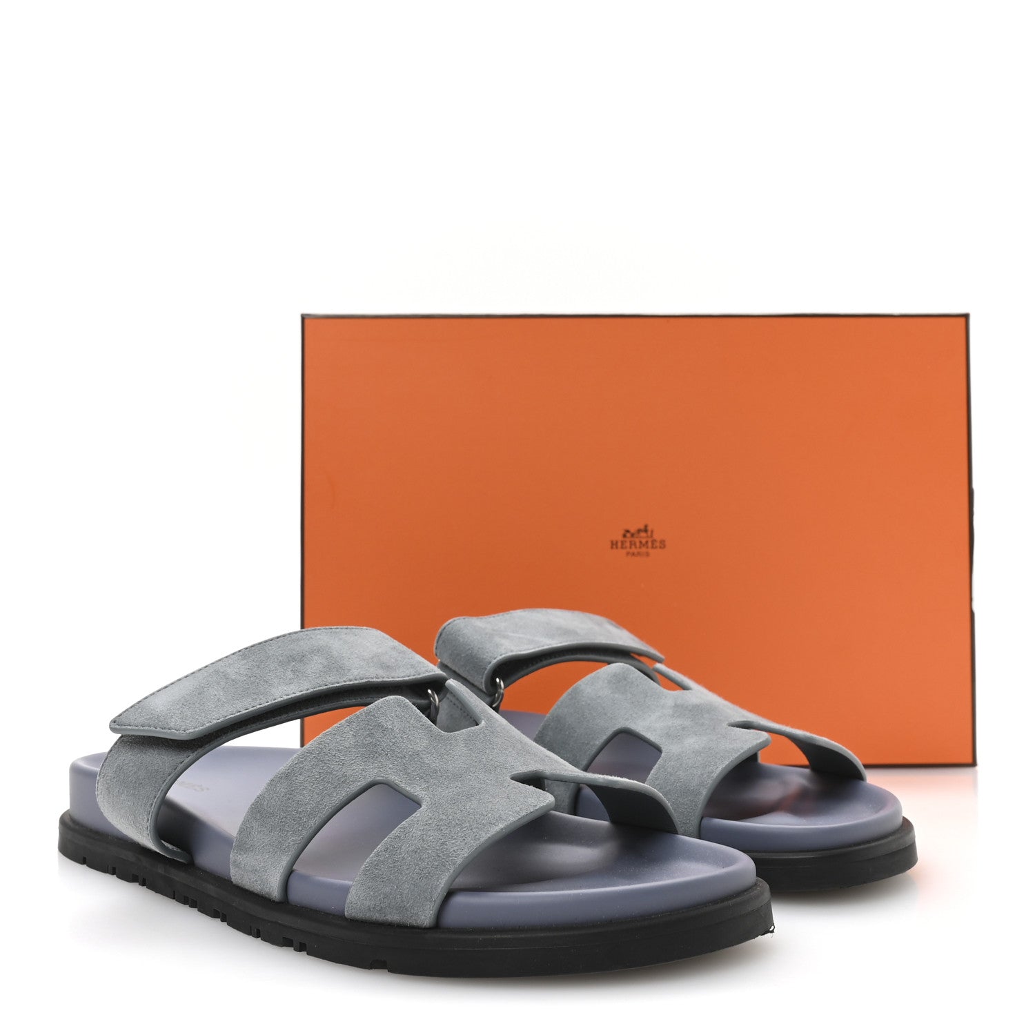 Suede Goatskin Womens Chypre Sandals 38 Vert d'Eau
