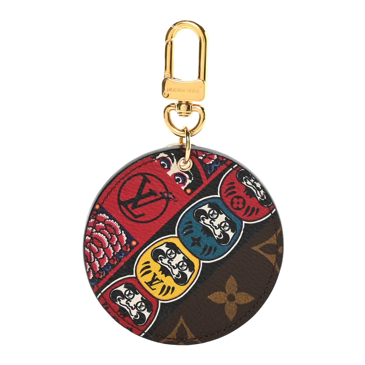 Monogram Illustre Kabuki Daruma Bag Charm Key Holder