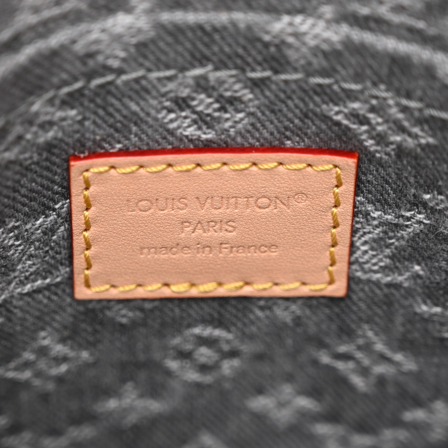 Monogram Denim Speedy Soft 30 Washed Gray