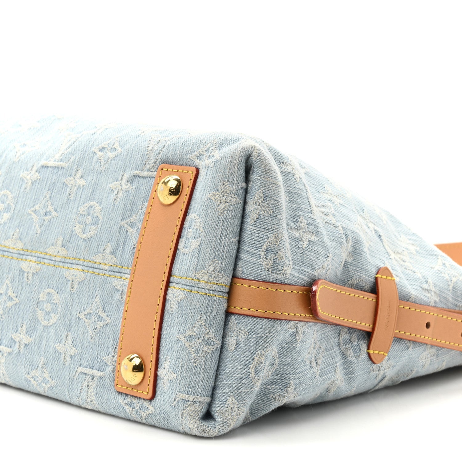 Monogram Denim CarryAll PM Sky Blue