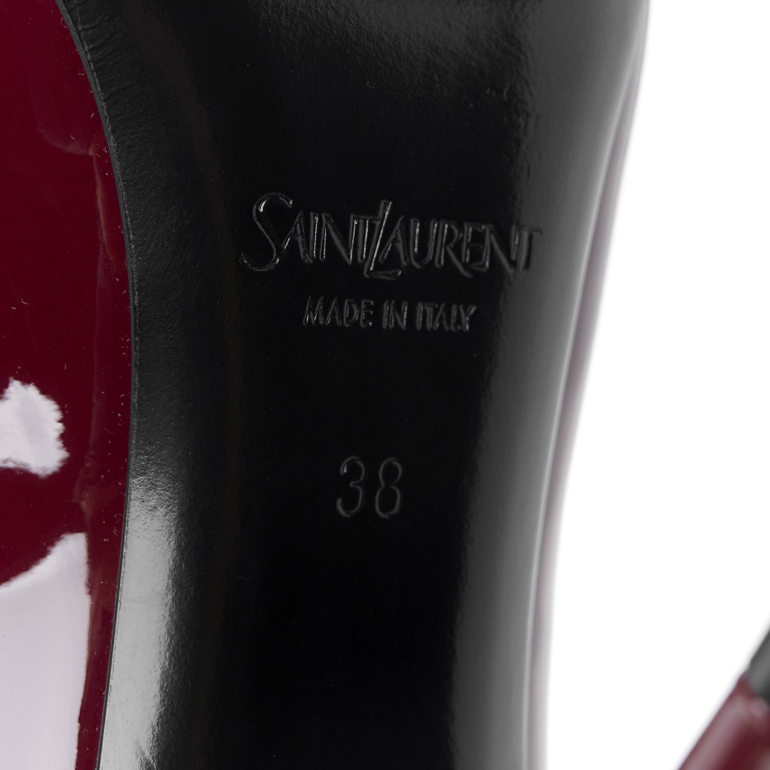 Vernice Seta Soft Norma 90 Pumps 38 Grenat