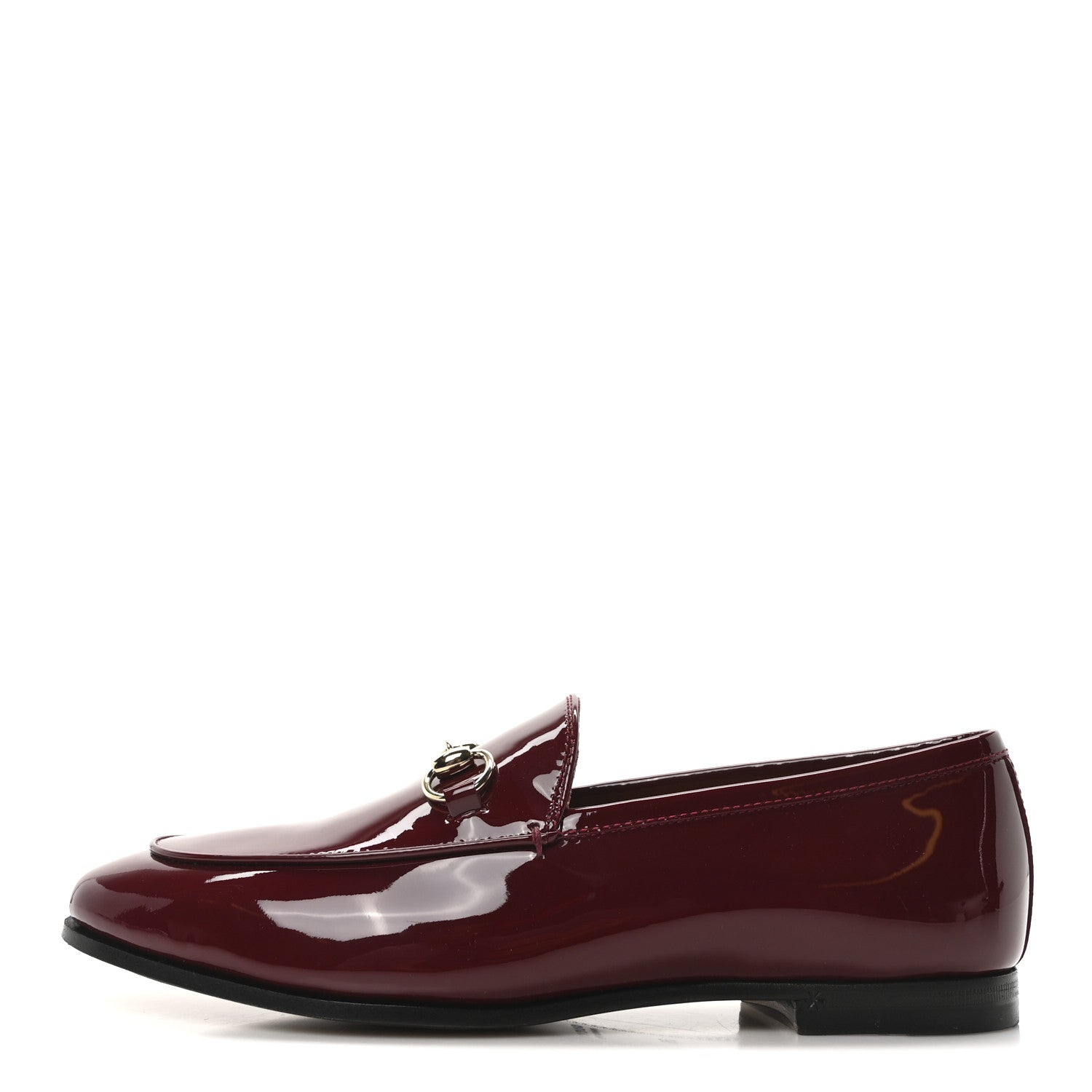 Vitello Vernice Soft Nappa Womens Jordaan Loafers 36 Rosso Ancora