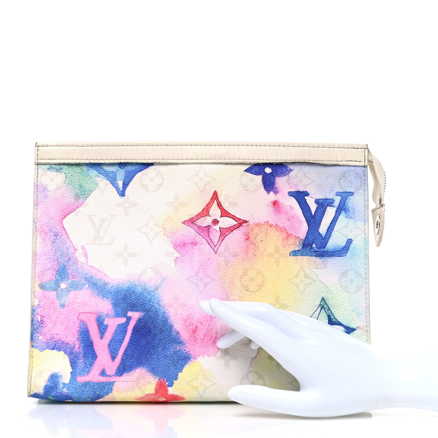 Monogram Watercolor Pochette Voyage MM Multicolor