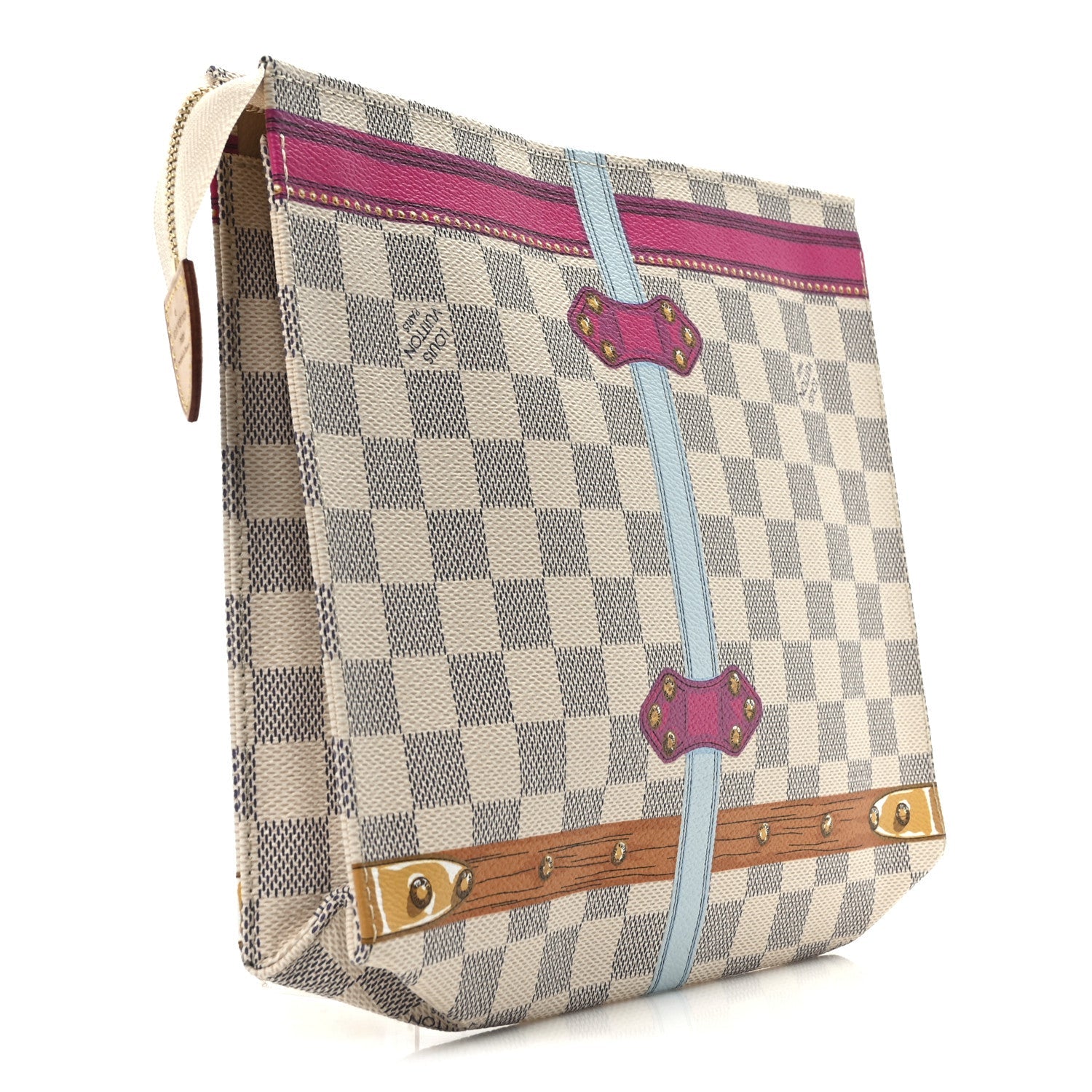 Damier Azur Summer Trunks Hawaii Toiletry Pouch 26
