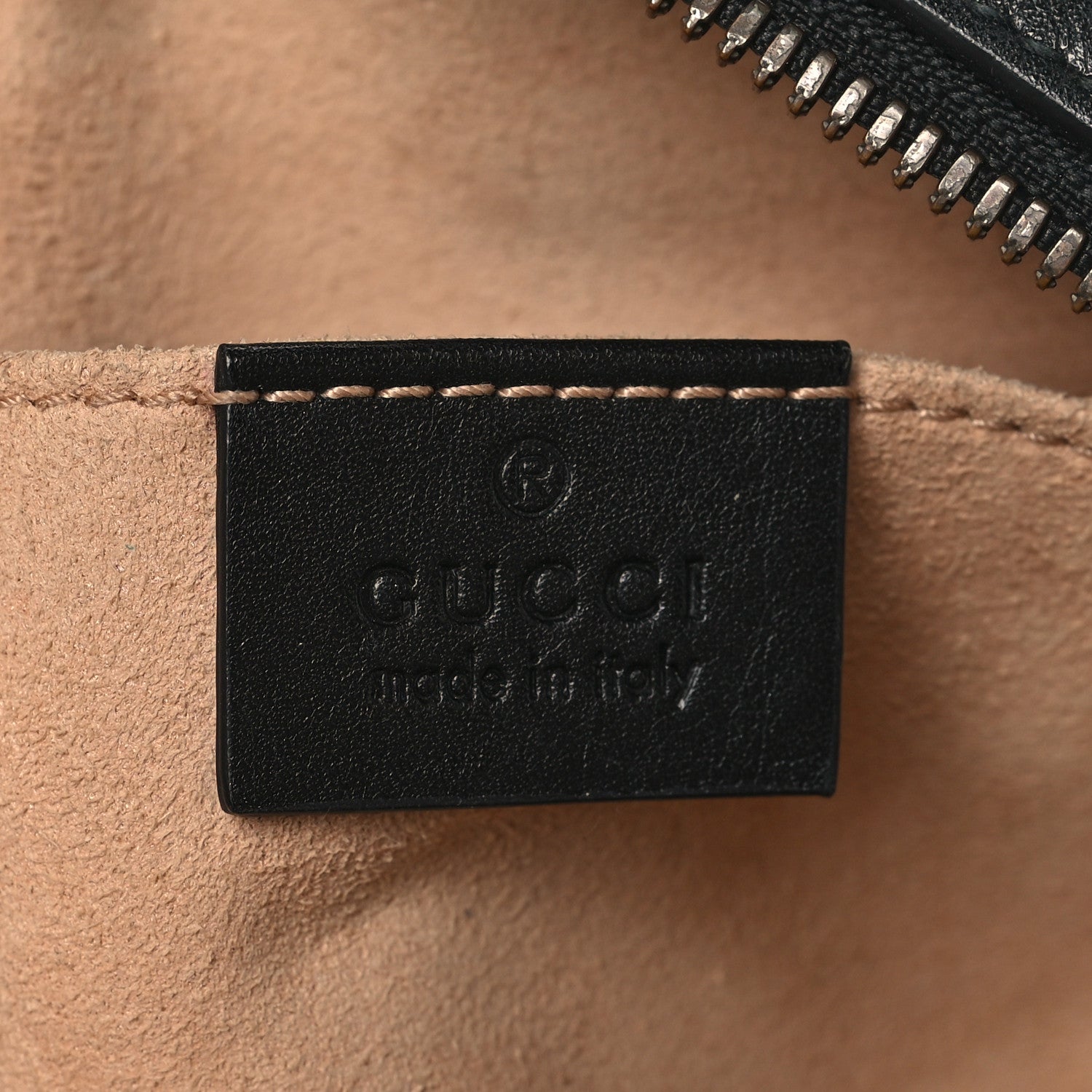 Calfskin Matelasse GG Marmont Belt Bag 75 30 Black
