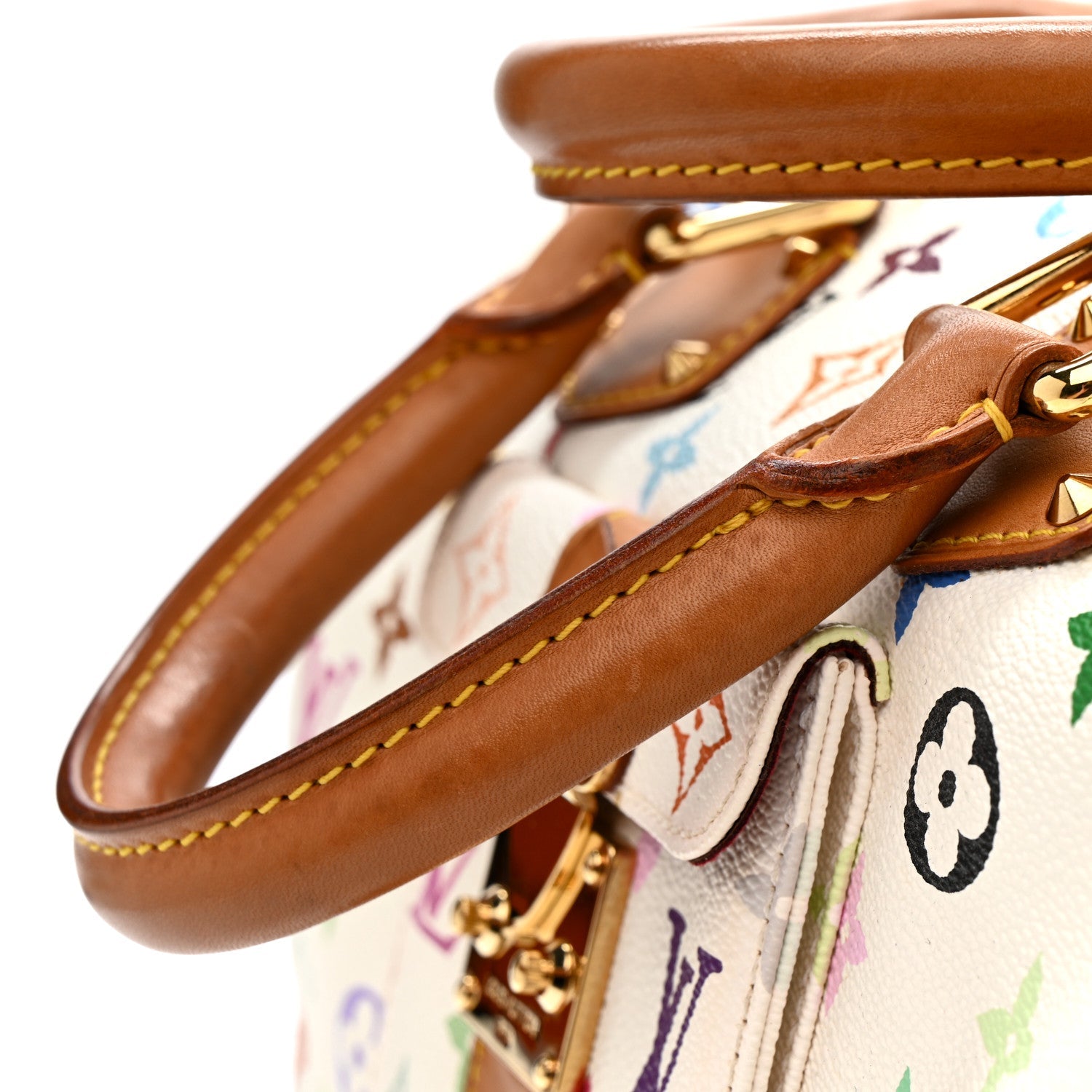 Monogram Multicolor Speedy 30 White