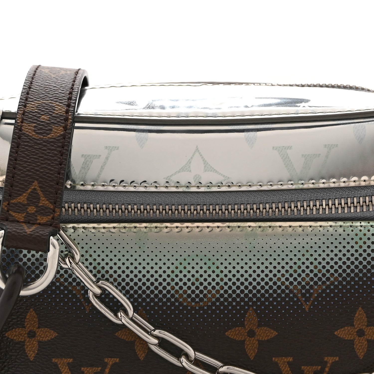 Metallic Nebula Monogram Mini Soft Trunk Multicolor
