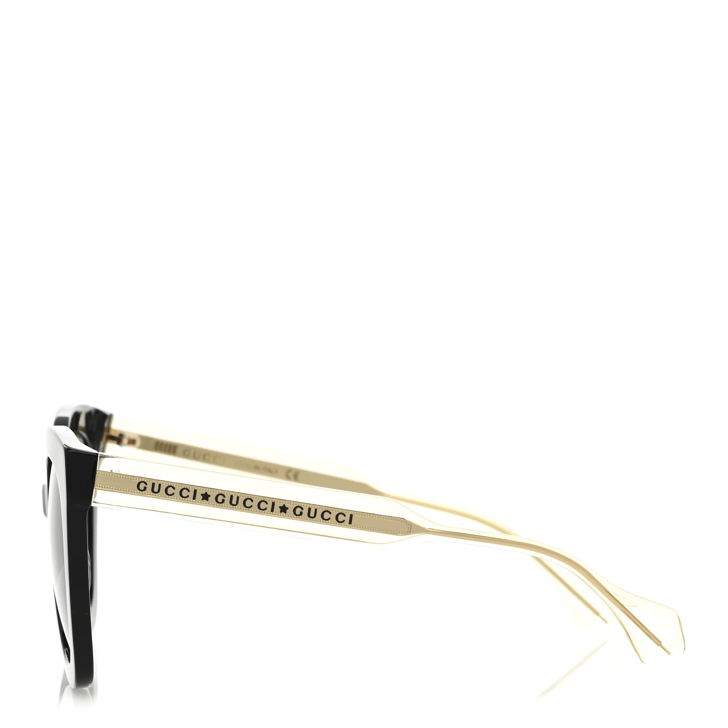 Acetate Crystal Sunglasses GG0564S Black Grey