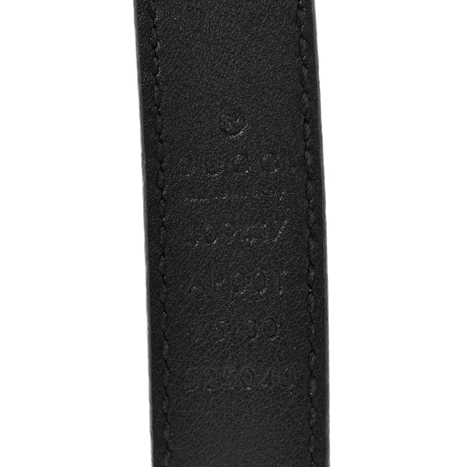 Calfskin Double G 20mm Belt 75 30 Black