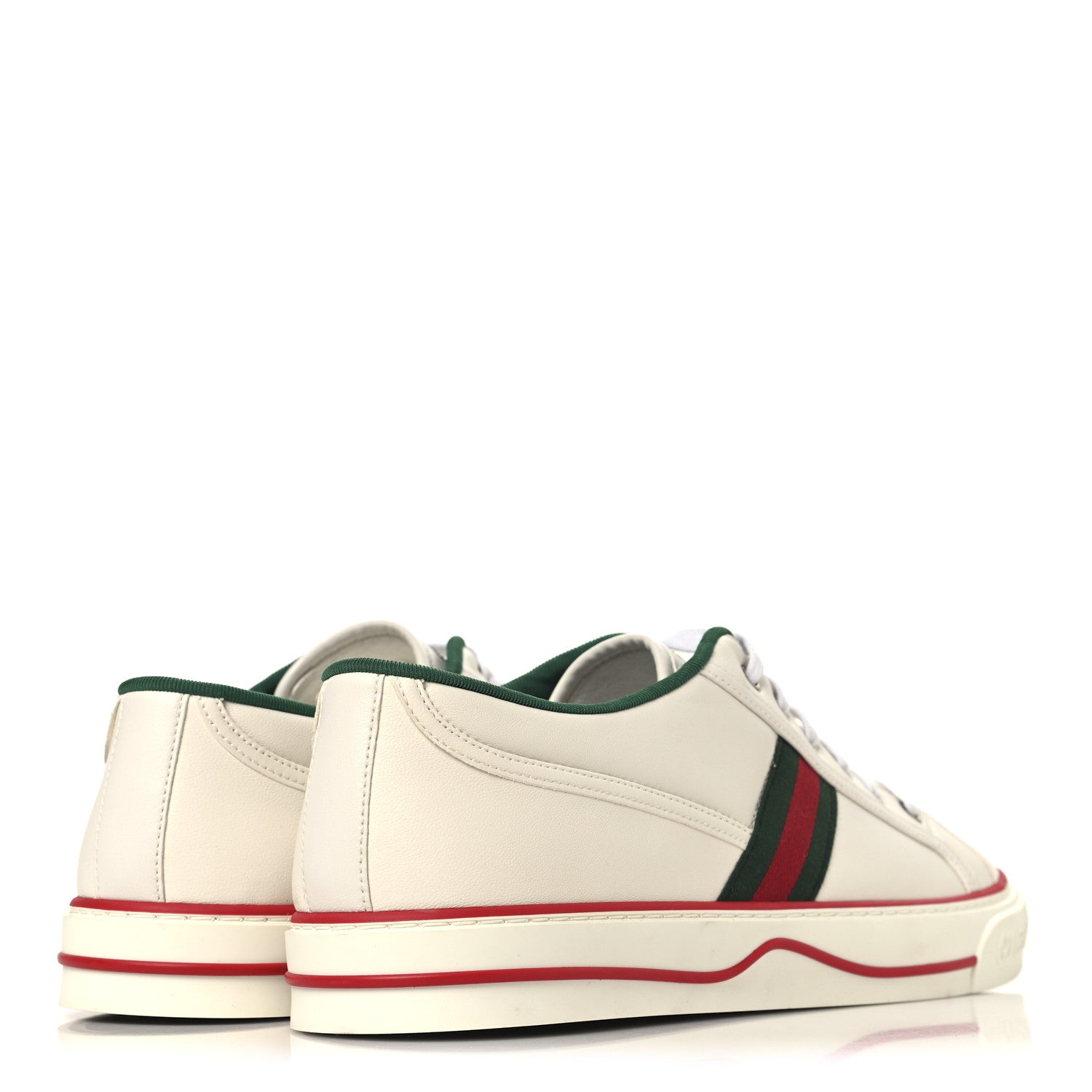 Jacquard Mini GG Monogram Web Mens 1977 Tennis Sneakers 12 White