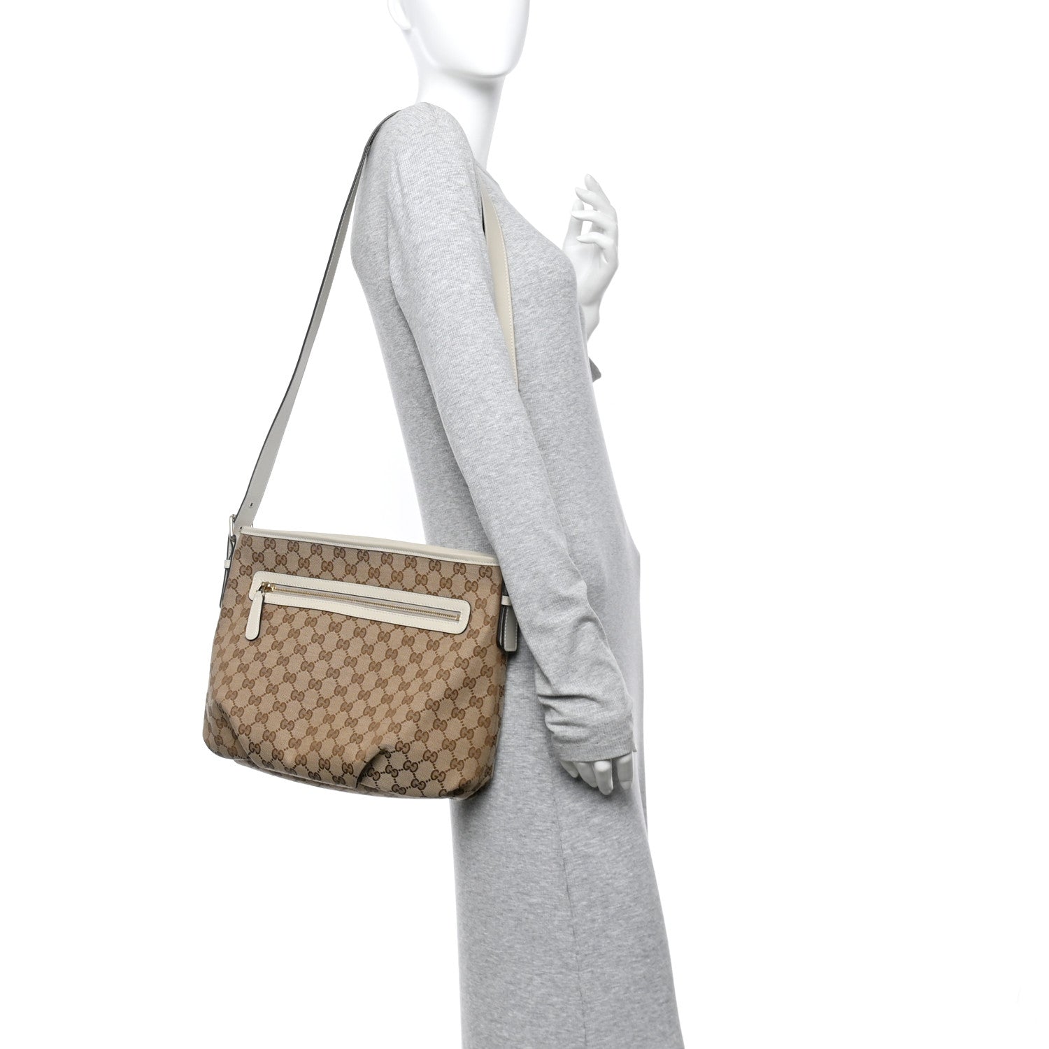Monogram Messenger Bag Off White