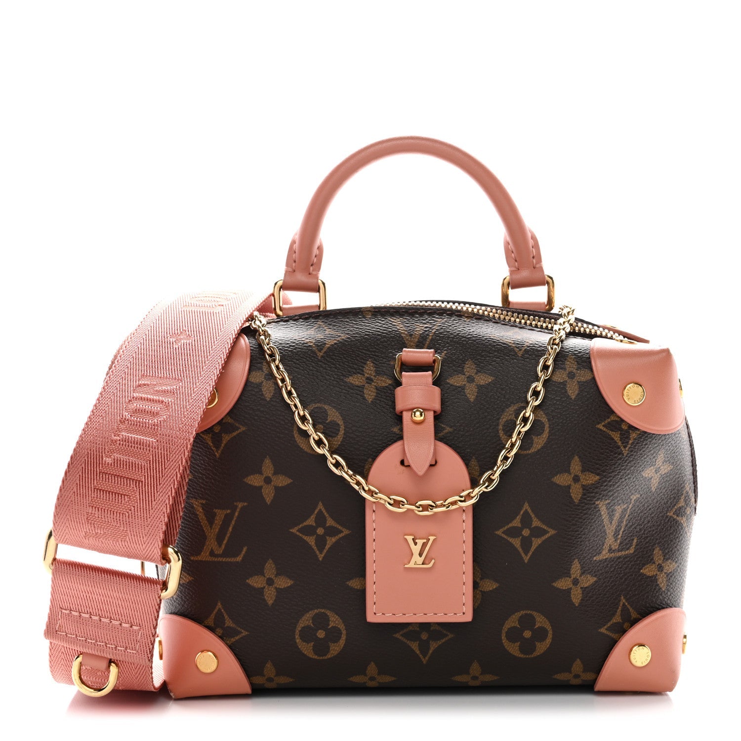Monogram Petite Malle Souple Peach