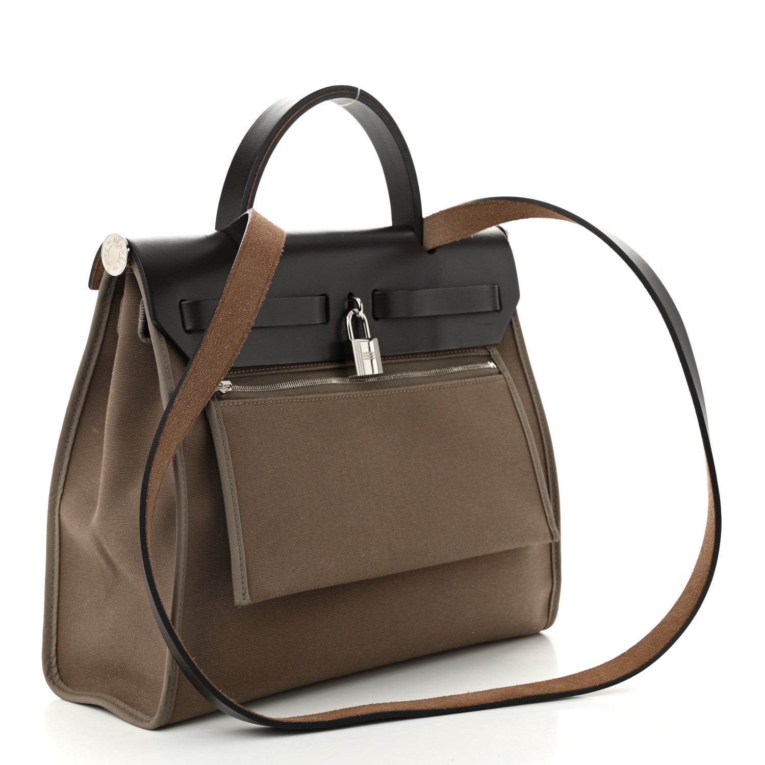 Vache Hunter Toile Herbag Zip 31 PM Etoupe Ebene