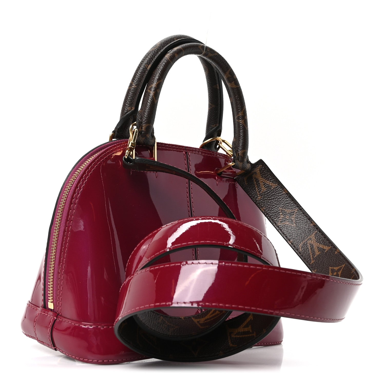 Patent Monogram Alma BB Magenta