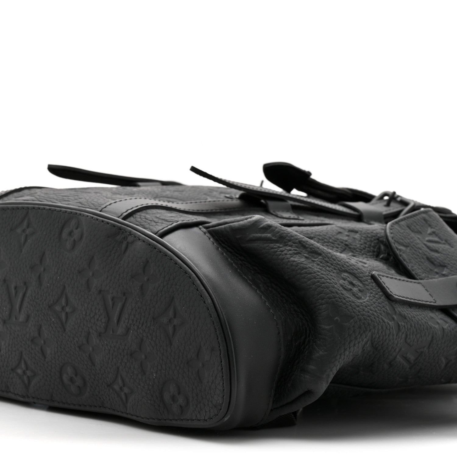 Taurillon Monogram Christopher MM Backpack Black