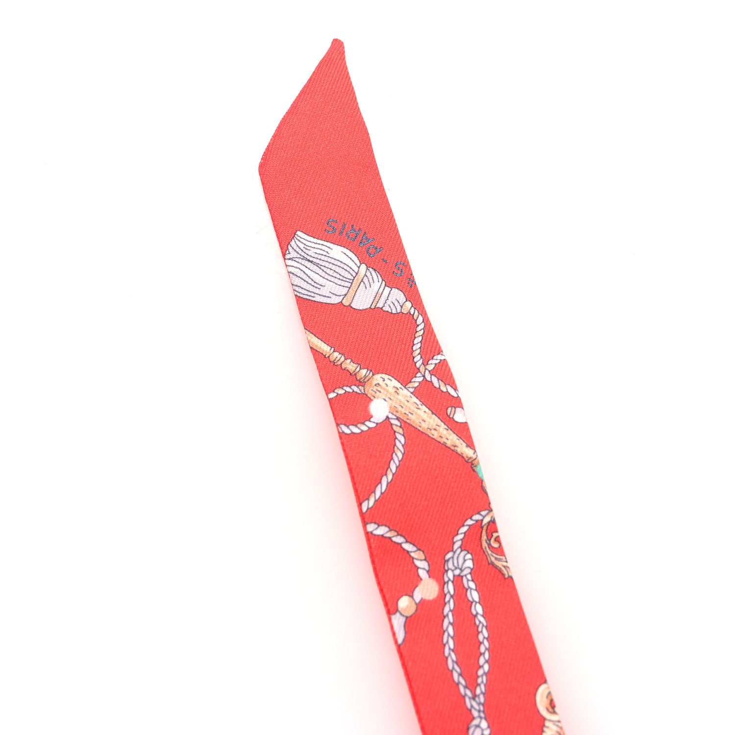 Silk Les Cles A Pois Doll Twilly Grenadine Beige Multicolor