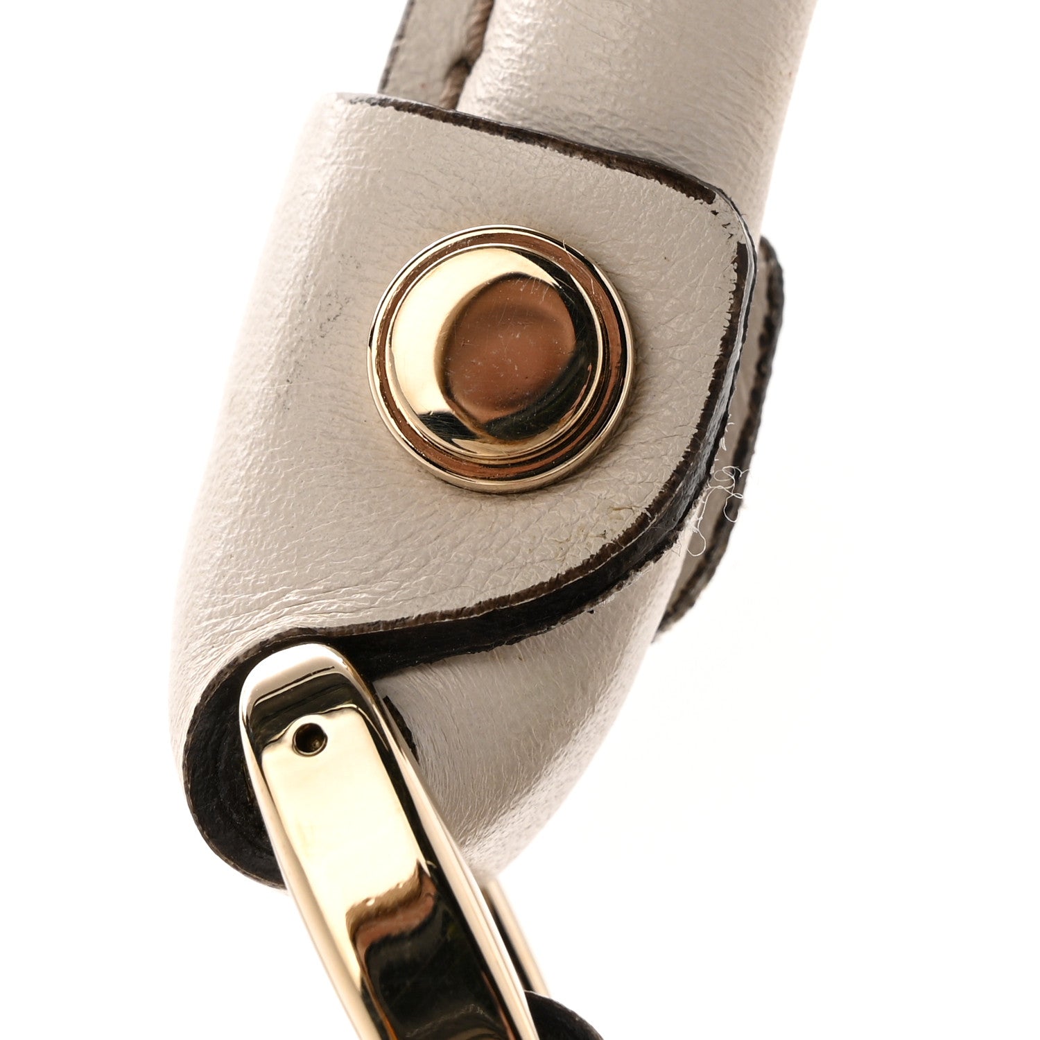Monogram Large D Gold Hobo Off White