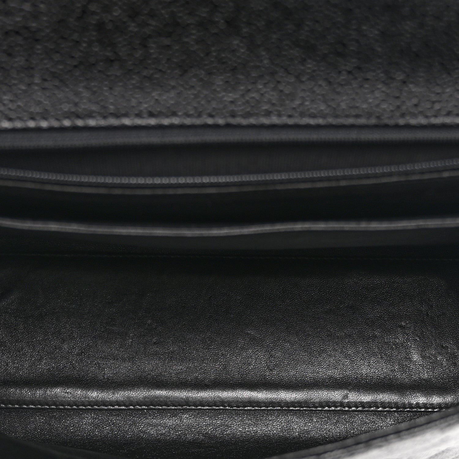 Caviar Quilted Jumbo Kelly Flap Black