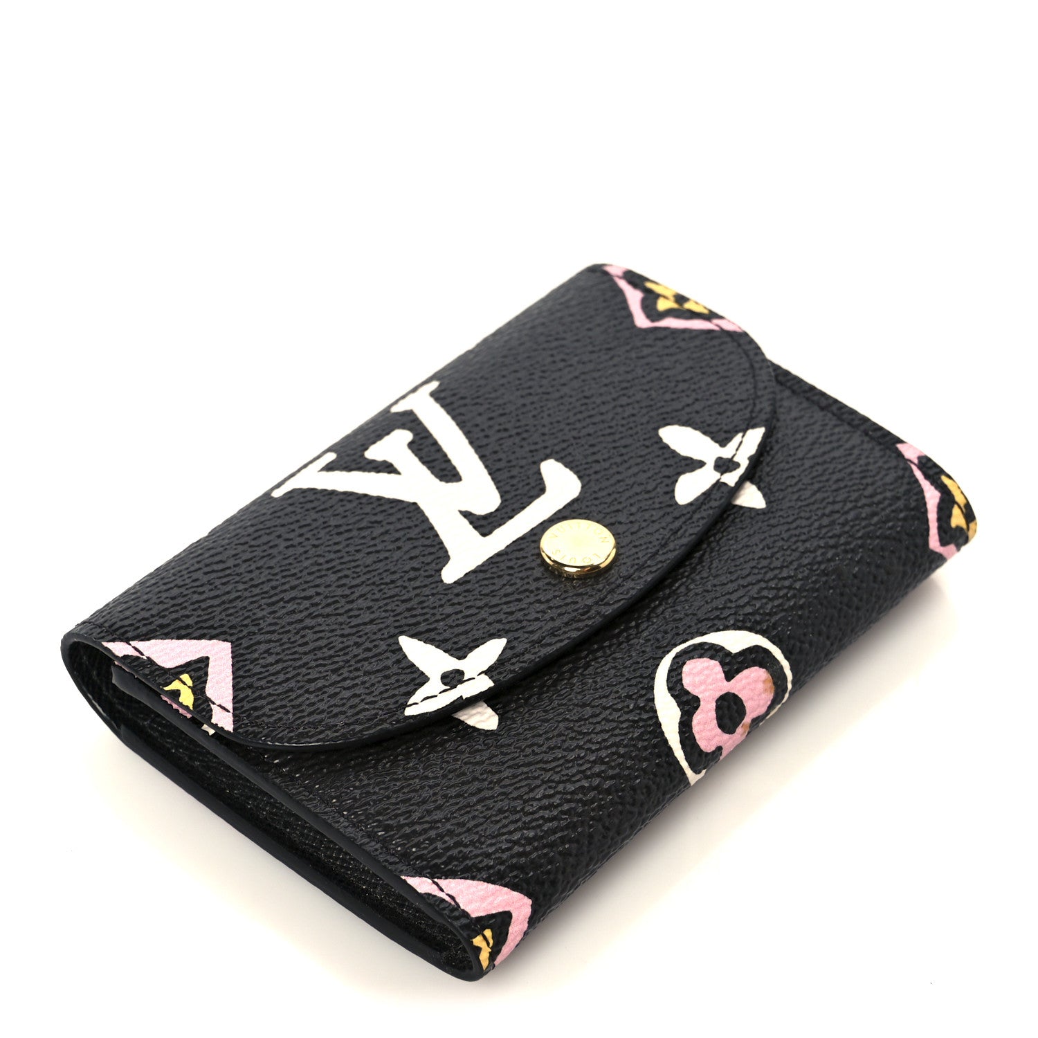 Monogram Giant Wild At Heart Rosalie Coin Purse Black
