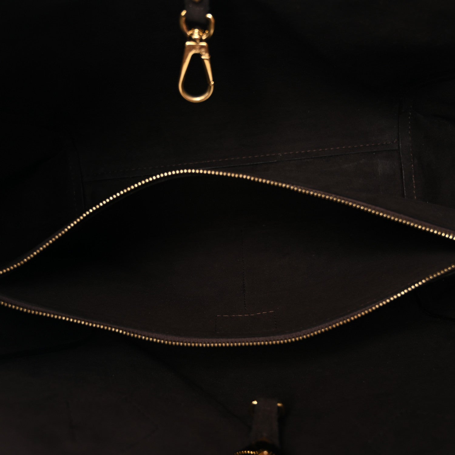 Calfskin Monogram Kimono Tote  Black