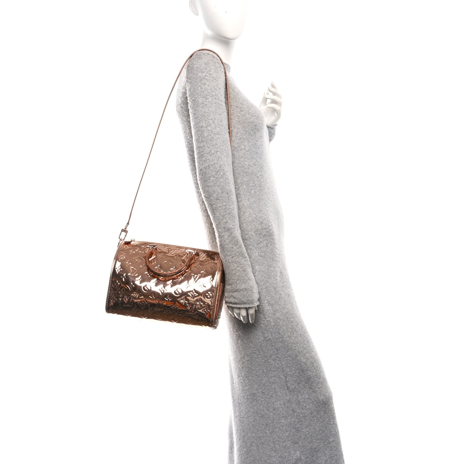 Monogram Miroir Speedy Bandouliere 25 Copper
