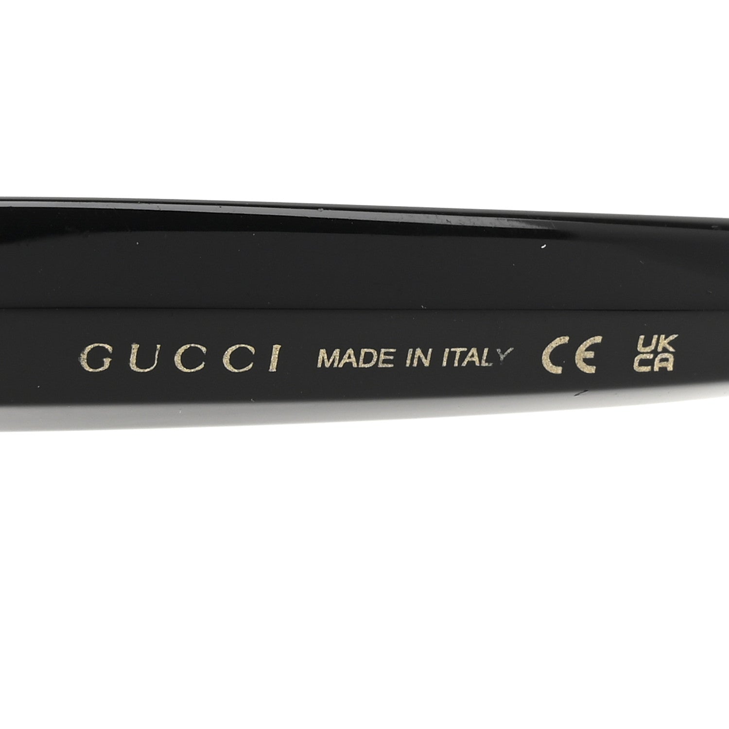 Acetate Crystal Star Round Frame Sunglasses GG0208S Black