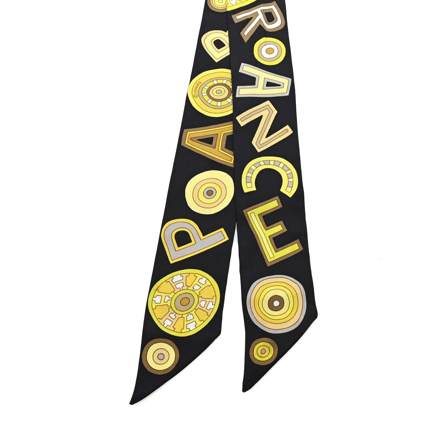 Silk Tohu Bohu Twilly Scarf Black