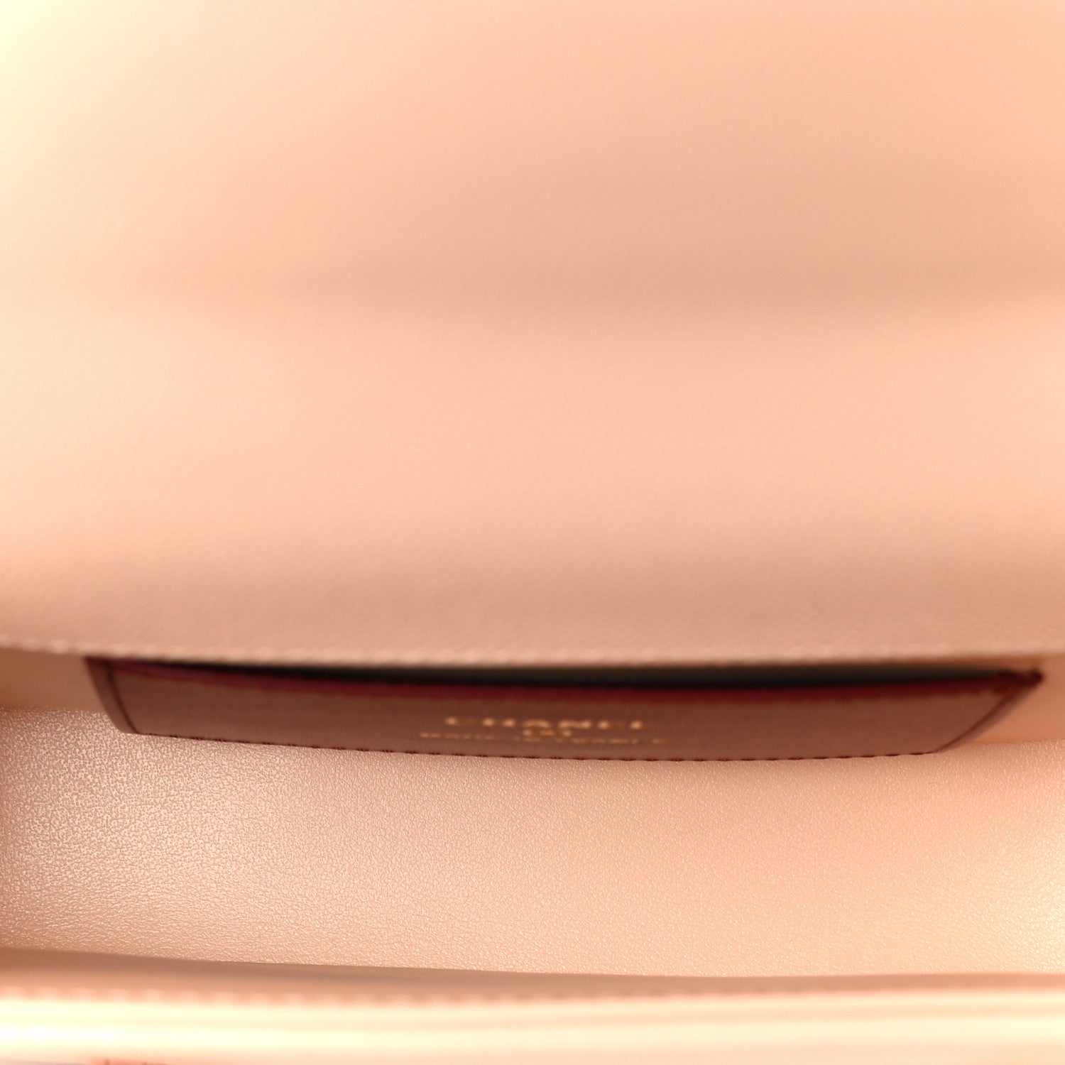 Shiny Caviar Mini Preppy Coco Shoulder Bag Light Pink