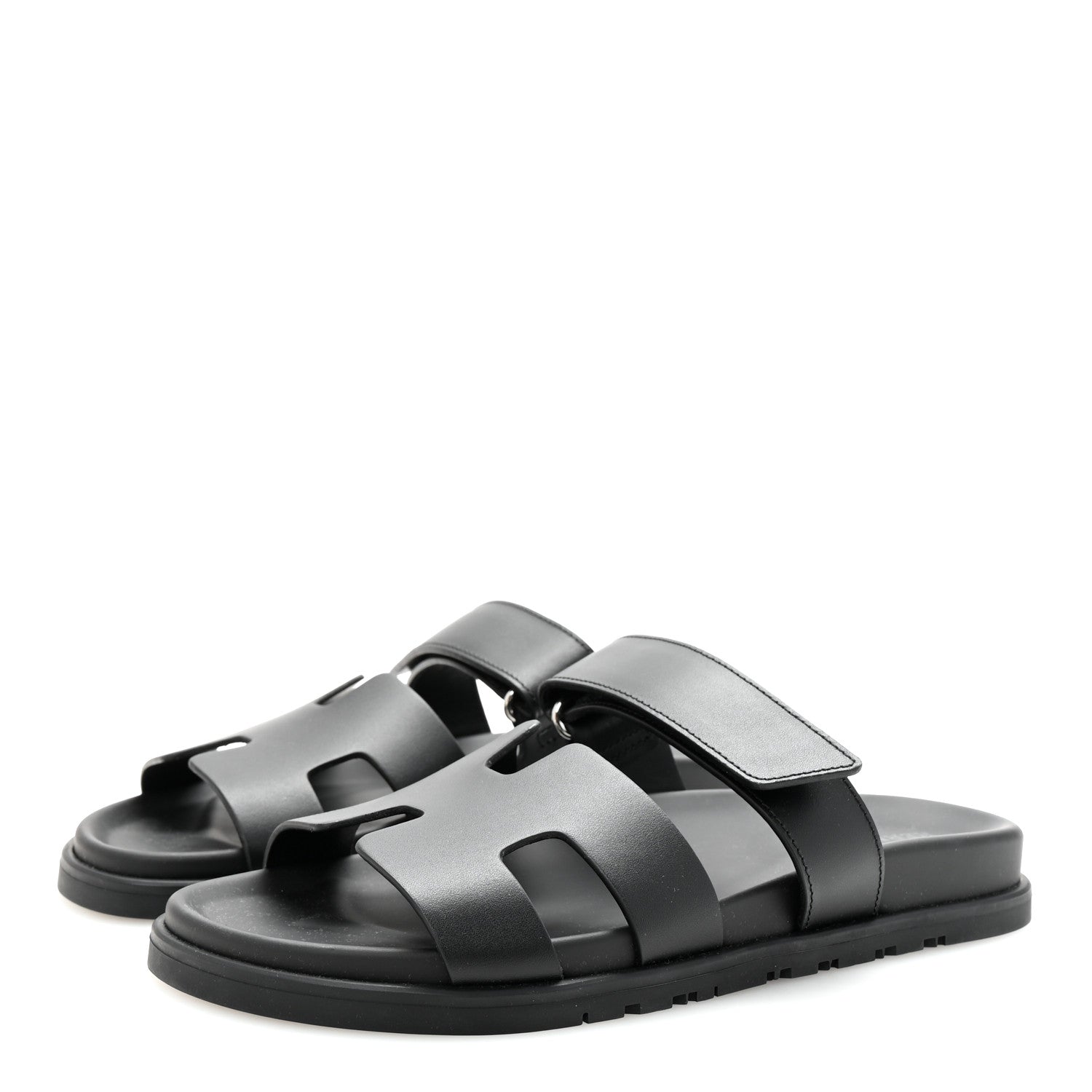 Calfskin Womens Chypre Sandals 39 Black
