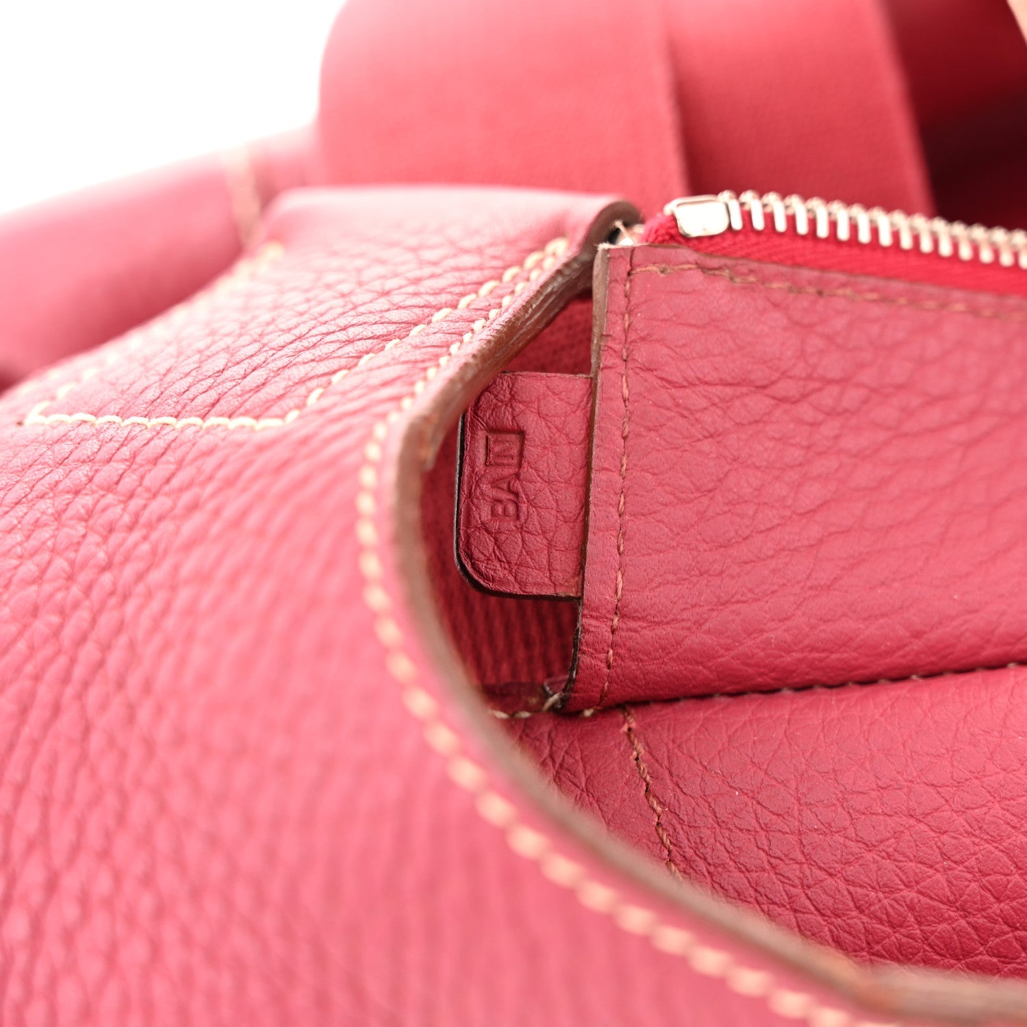 Taurillon Clemence Sac Good News GM Rubis