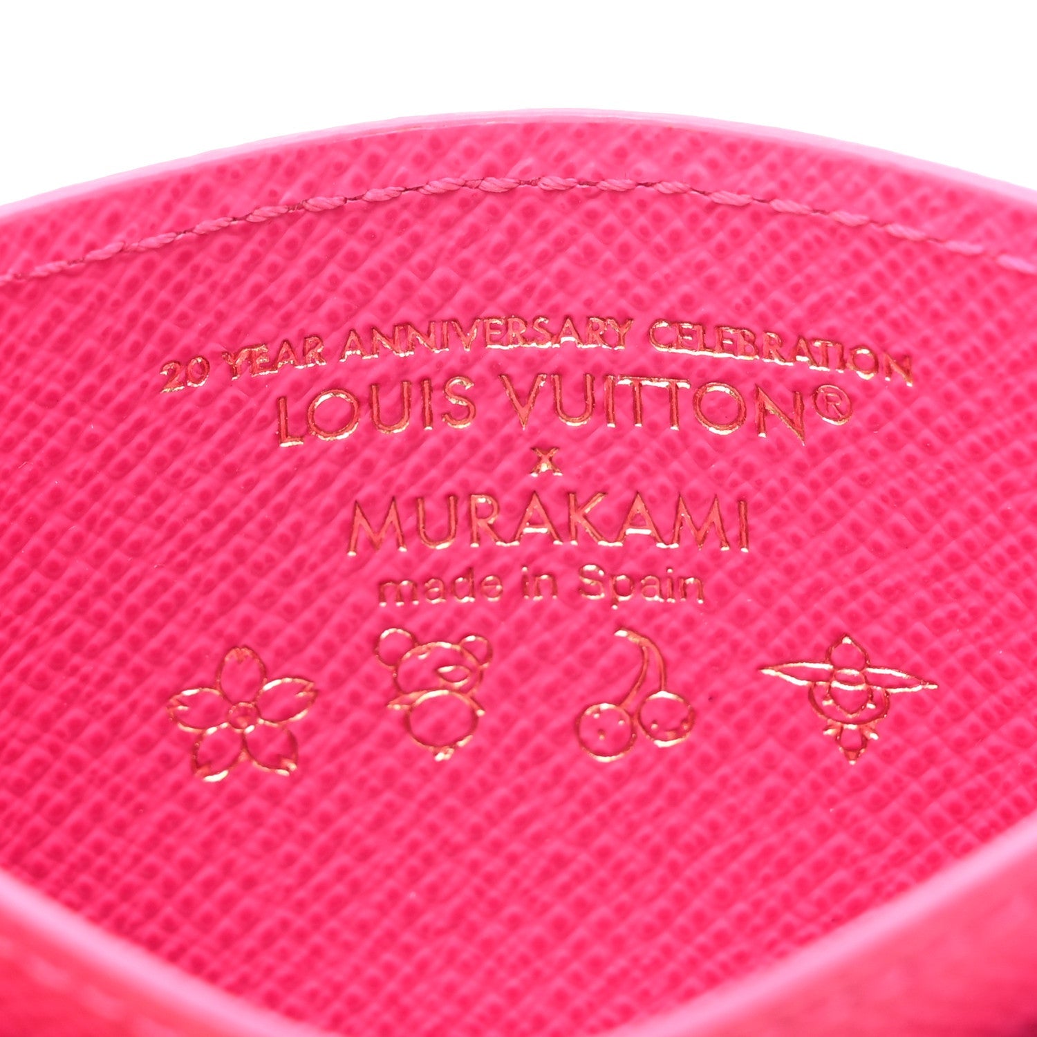LV X TM Monogram Multicolor Card Holder Kawaii Pink