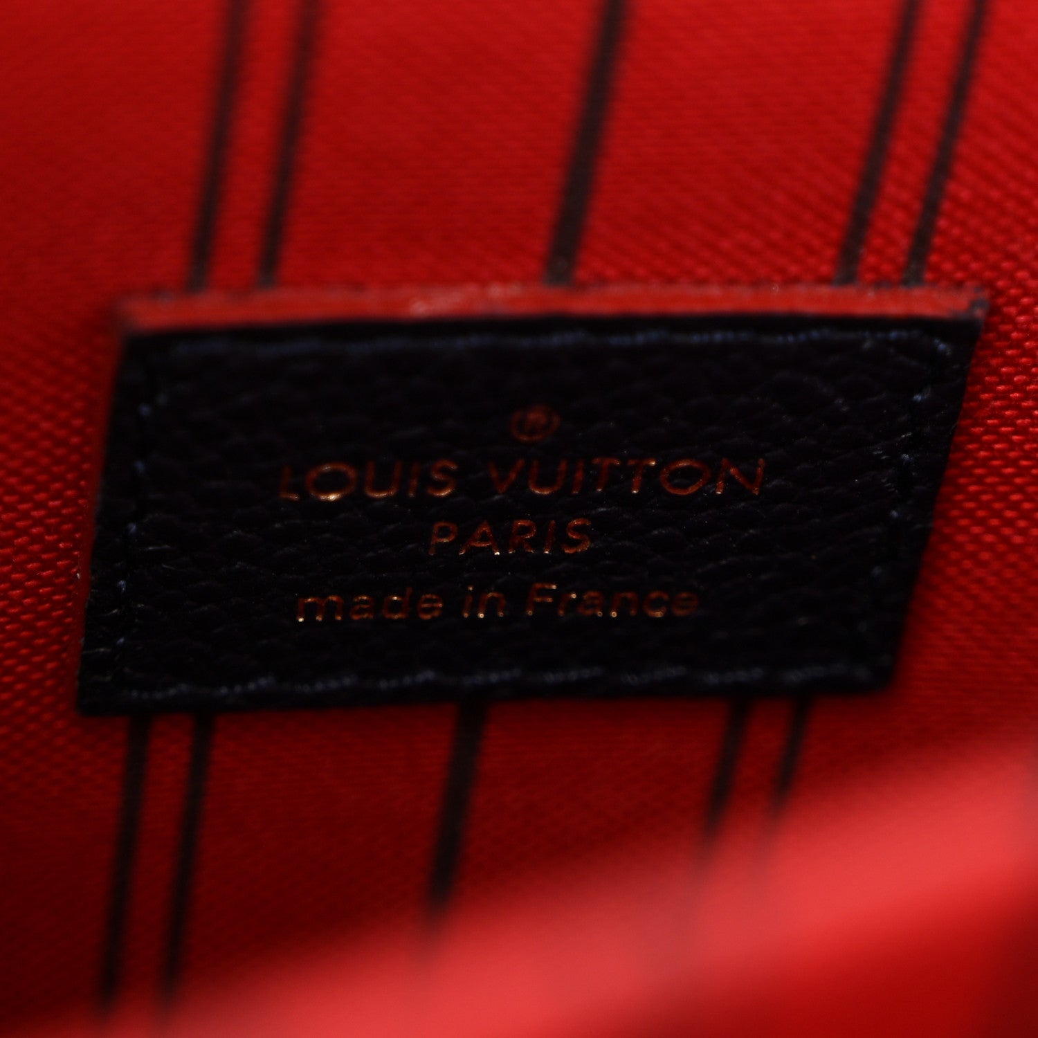 Empreinte Pochette Metis Marine Rouge