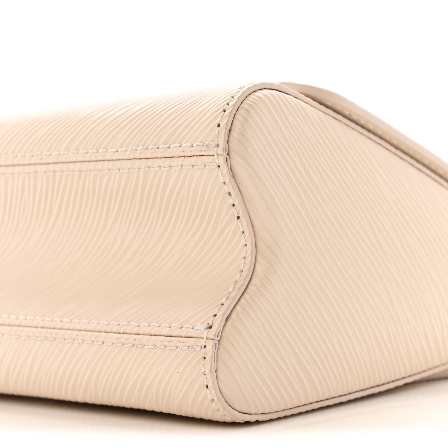 Epi Twist Braided Chain Shoulder Bag PM Quartz White