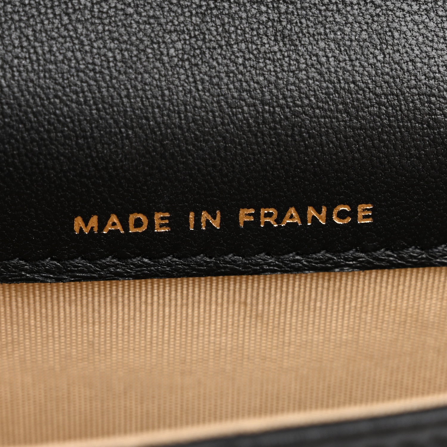 Lambskin Quilted Pearl Crush Flap With Chain Black