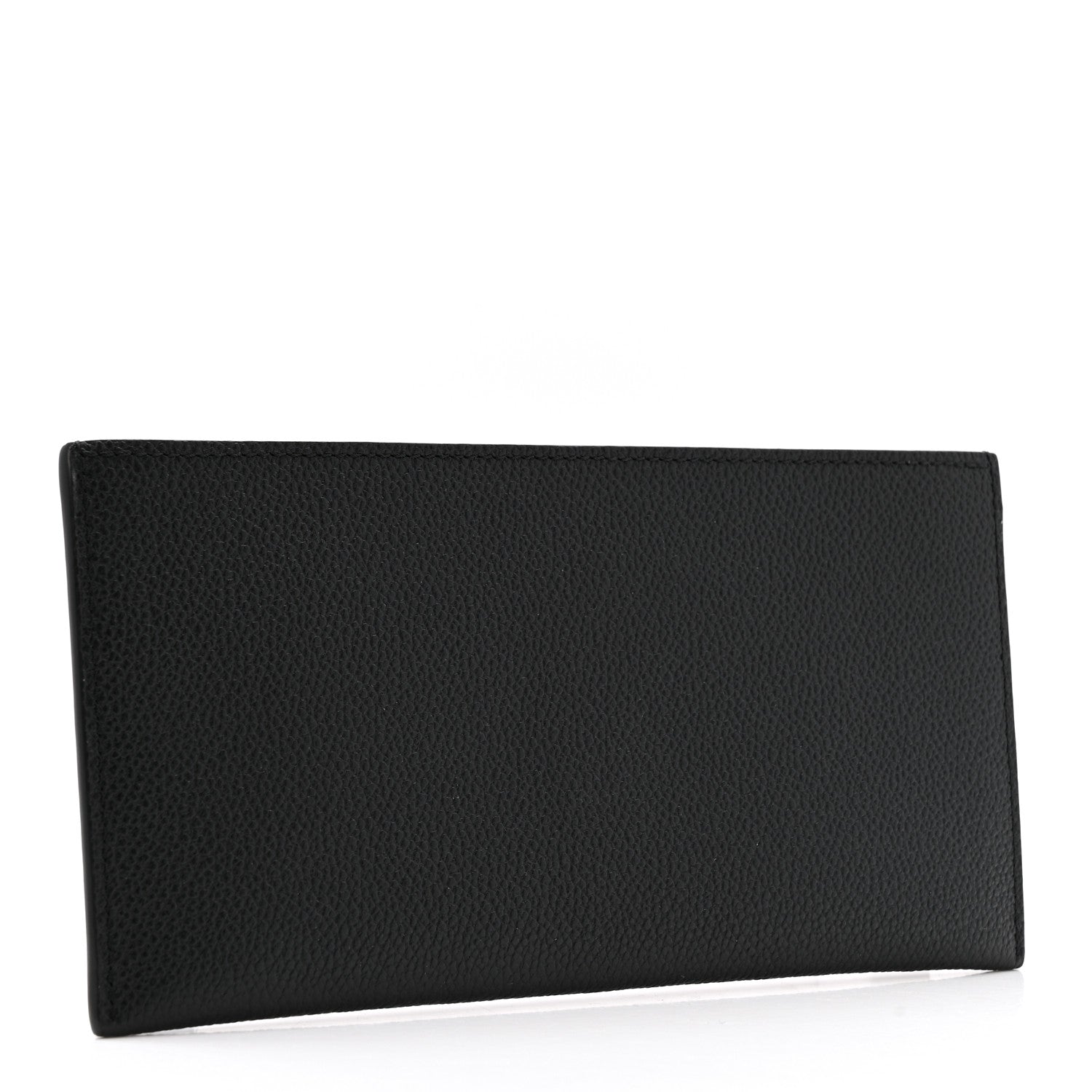 Calfskin Felicie Chain Wallet Card Holder Insert Black