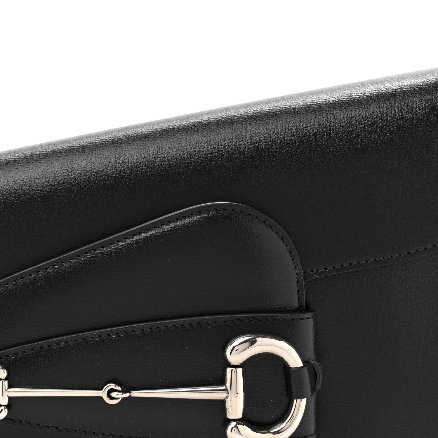 Azalea Calfskin Small Horsebit 1955 Asymmetric Shoulder Bag Black