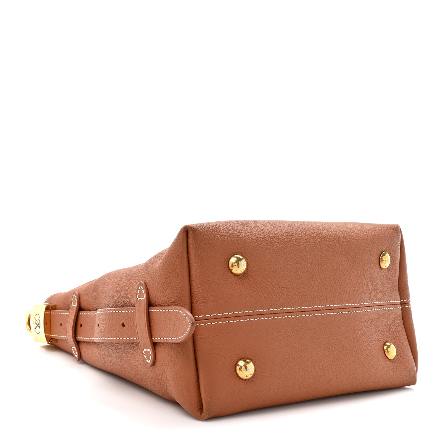 Grained Calfskin Low Key Hobo PM Cognac