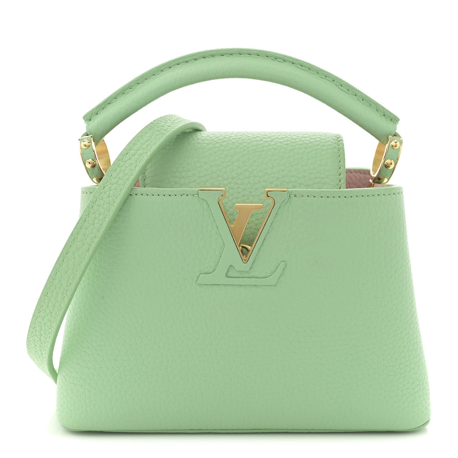 Taurillon Mini Capucines Vert Pomme