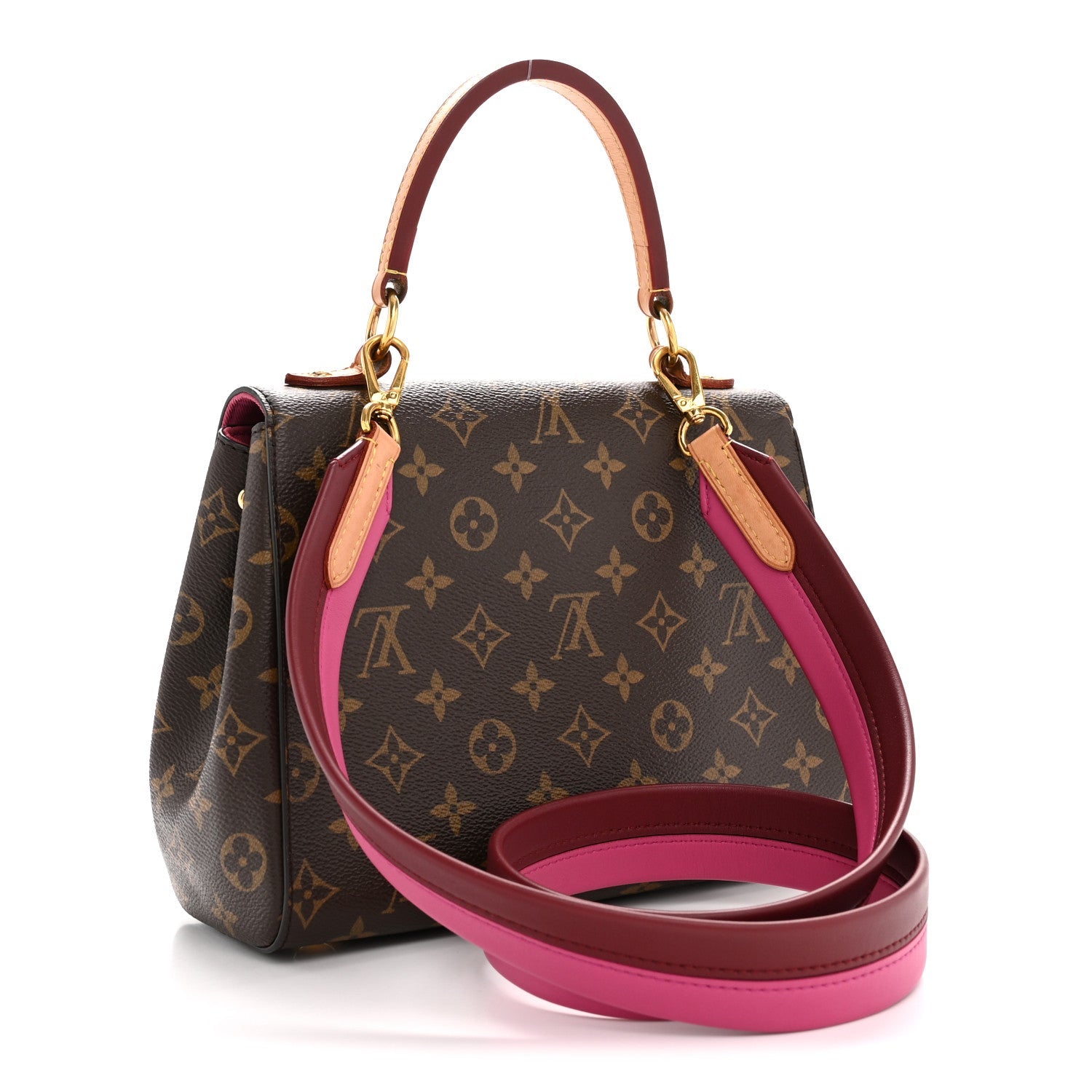 Monogram Cluny BB Bordeaux Fuchsia